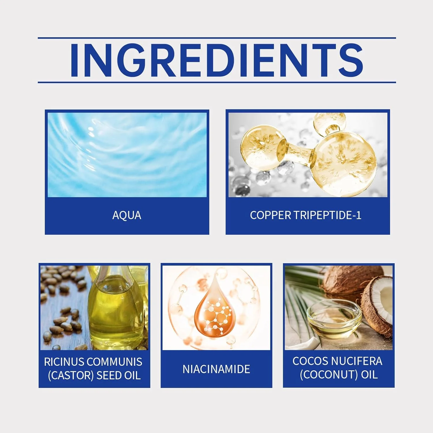 سرم رشد مو پپتید مس آبی FUIN، درمان پوست سر برای موهای ضخیم تر و قوی تر، پشتیبانی از تراکم و خاصیت ارتجاعی، فرمول غیر چرب برای استفاده روزانه، بدون سولفات و پارابن سرم رشد مو پپتید مس آبی FUIN، درمان پوست سر برای موهای ضخیم تر و قوی تر، پشتیبانی از تراکم و خاصیت ارتجاعی، فرمول غیر چرب برای استفاده روزانه، بدون سولفات و پارابن