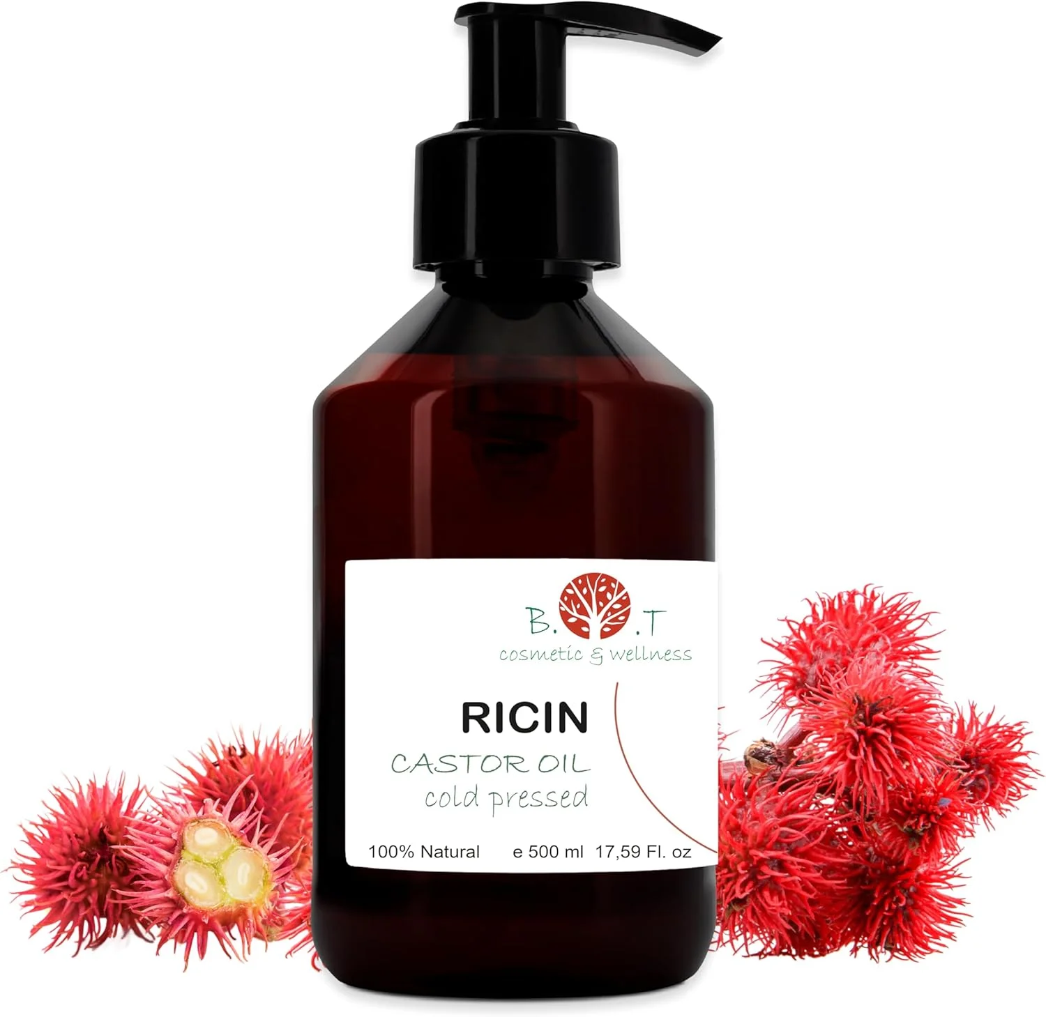 روغن کرچک برای مژه و سرم مژه، تسریع رشد مو، ریزش مو، رشد مو، سرم ابرو، ریش، روغن کرچک ناخن ارگانیک پرس سرد 500 میلی لیتر روغن کرچک برای مژه و سرم مژه، تسریع رشد مو، ریزش مو، رشد مو، سرم ابرو، ریش، روغن کرچک ناخن ارگانیک پرس سرد 500 میلی لیتر