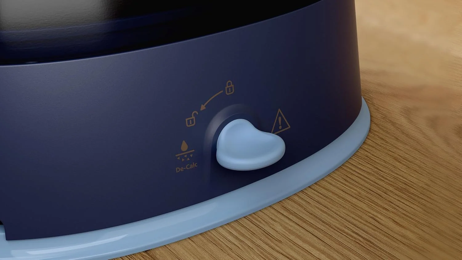 بخارگر لباس فیلیپس سری 1000 - 1800 وات، مخزن جداشدنی 1.8 لیتری، 3 تنظیم بخار، 36 گرم در دقیقه، دارای Stylemat یکپارچه، آبی تیره - STE1030/26 (بازسازی شده)