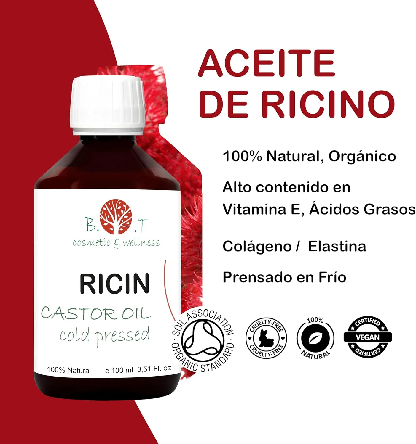 روغن کرچک برای مژه و سرم مژه، تسریع رشد مو، ریزش مو، رشد مو، سرم ابرو، ریش، روغن کرچک ناخن ارگانیک پرس سرد 500 میلی لیتر روغن کرچک برای مژه و سرم مژه، تسریع رشد مو، ریزش مو، رشد مو، سرم ابرو، ریش، روغن کرچک ناخن ارگانیک پرس سرد 500 میلی لیتر