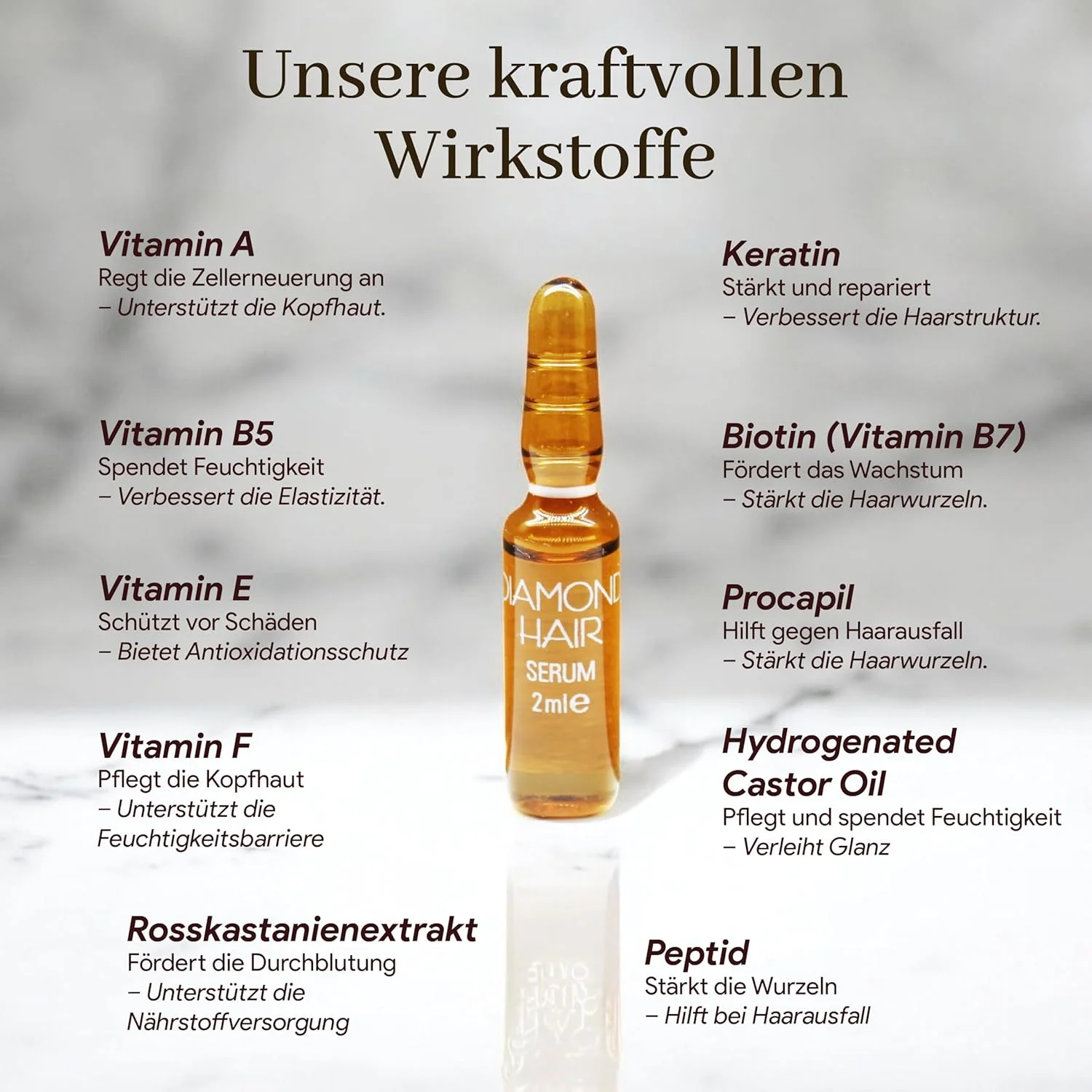 Diamond Hair Plus - سرم موی کراتین طبیعی با بیوتین و پروکاپیل - پشتیبانی - درمان مو - ویتامین های مو - مراقبت از مو - تسریع رشد مو - رشد مو - مراقبت از مو بدون نیاز به آبکشی Diamond Hair Plus - سرم موی کراتین طبیعی با بیوتین و پروکاپیل - پشتیبانی - درمان مو - ویتامین های مو - مراقبت از مو - تسریع رشد مو - رشد مو - مراقبت از مو بدون نیاز به آبکشی