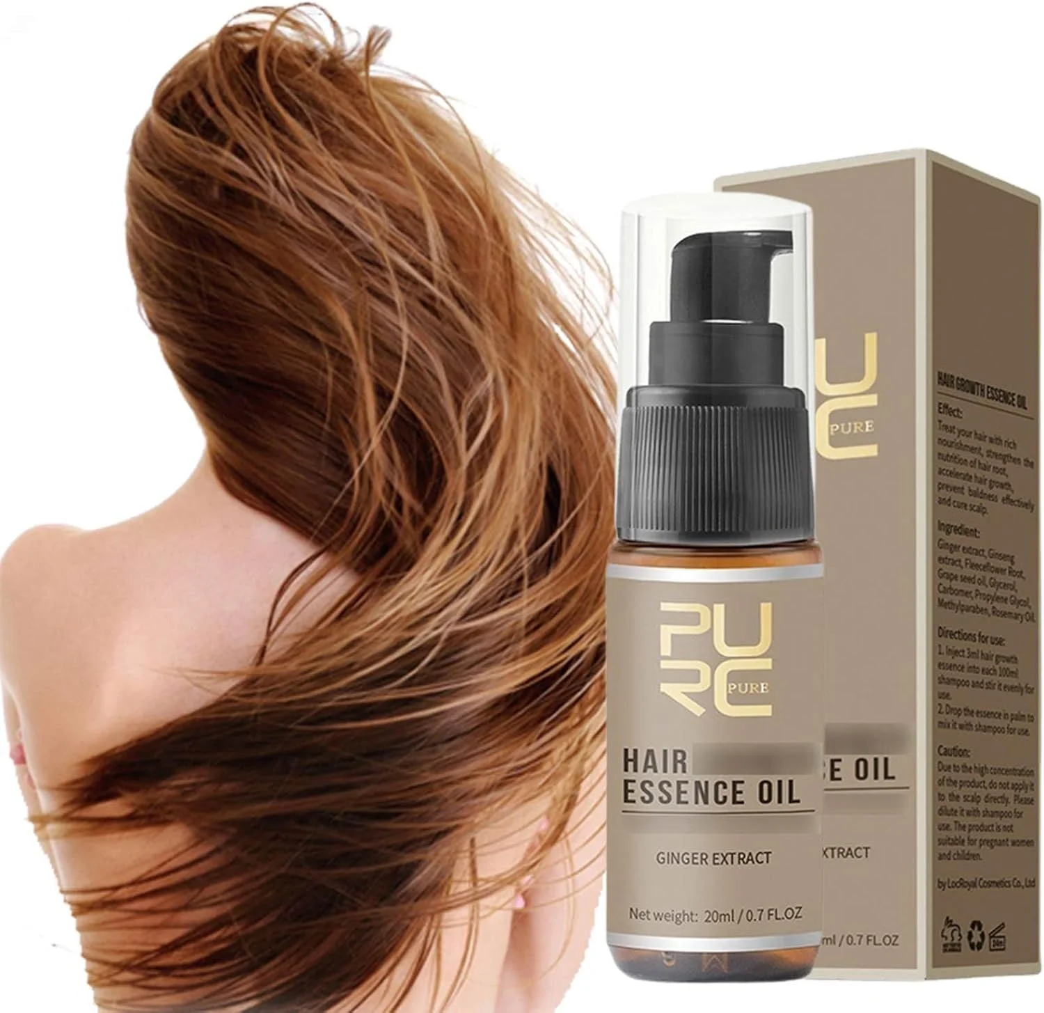 سرم های رشد مو 20 میلی لیتری، نرم کننده عمیق ترمیم کننده موهای آسیب دیده | درمان های جلوگیری از ریزش مو برای مردان و زنان با موهای نازک و کم پشت، 20 میلی لیتر