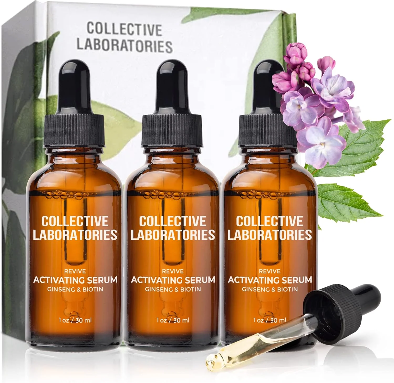 سرم فعال کننده مو لابراتوارهای کالکتیو، روغن رشد مو برای موهای نازک و ریزش مو، درمان پوست سر با اسیدهای آمینه، مواد معدنی و گیاهان قدرتمند که باعث رشد مو می شوند