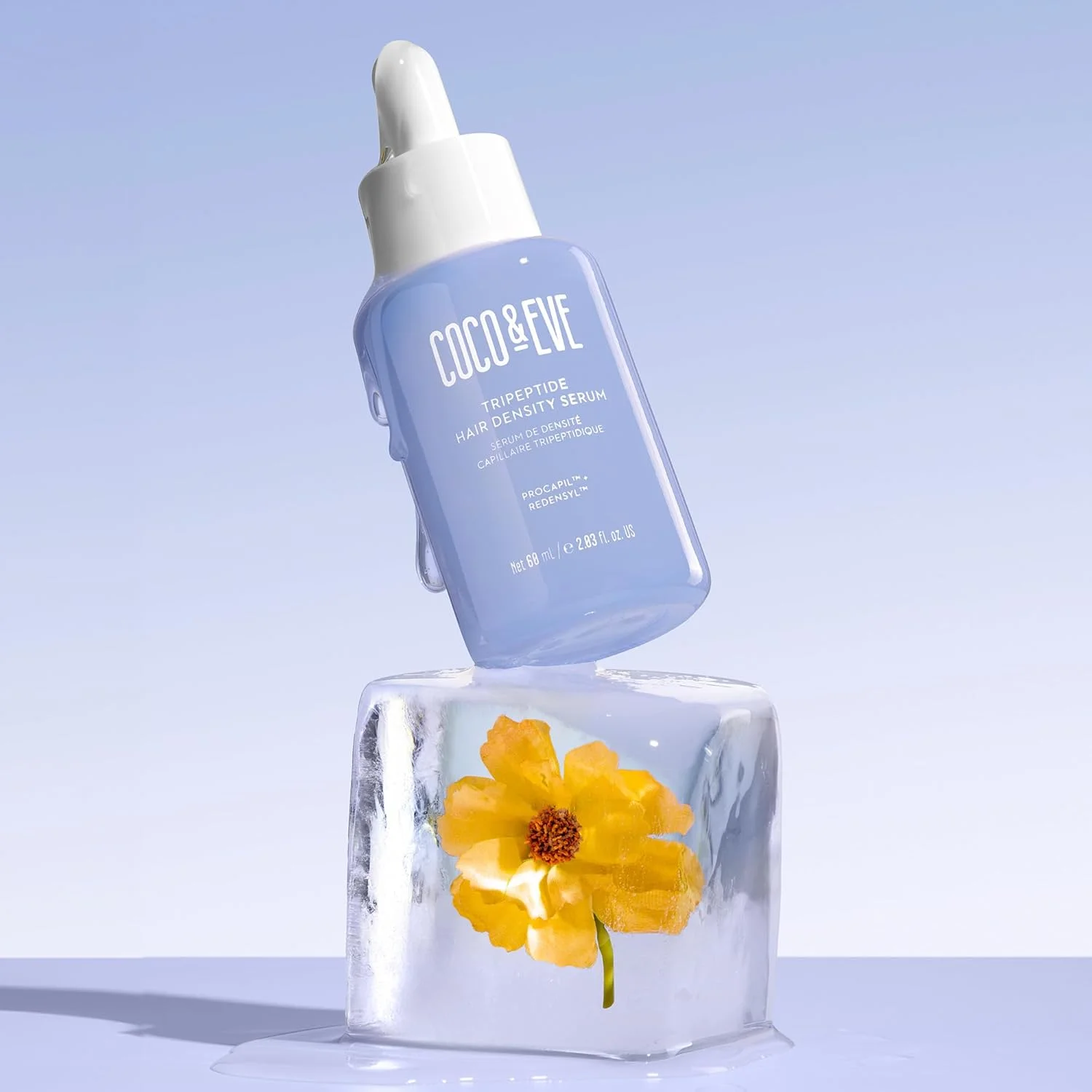 سرم تقویت کننده مو Coco & Eve Boost Therapy Tripeptide. برای موهای ضخیم تر و پرپشت تر. ضد ریزش و نازک شدن مو، درمان سبک وزن پوست سر با بیوتین و کافئین برای حجم و احیای مو (60 میلی لیتر)