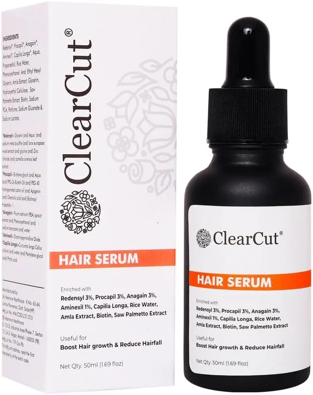 سرم مو Clearcut Procapil 3%, Redensyl 3%, Anagain 3%, Aminexil 1%, Biotin | سرم مو برای کنترل ریزش مو | سرم رشد مو | 50 میلی لیتر سرم مو Clearcut Procapil 3%, Redensyl 3%, Anagain 3%, Aminexil 1%, Biotin | سرم مو برای کنترل ریزش مو | سرم رشد مو | 50 میلی لیتر