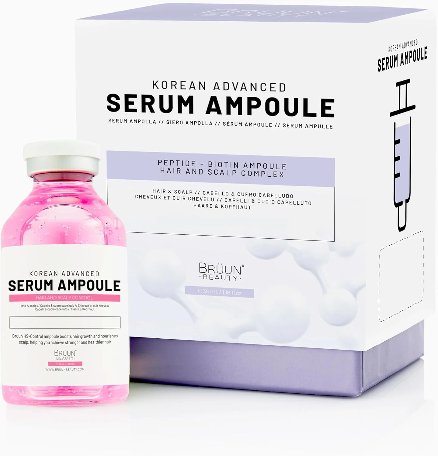 سرم آمپول کنترل مو و پوست سر BRÜUN HS - تقویت کننده مزو کره ای میکرونیدلینگ برای رشد مو - قابل استفاده با و بدون درماپن میکرونیدلینگ - 35 میلی لیتر سرم آمپول کنترل مو و پوست سر BRÜUN HS - تقویت کننده مزو کره ای میکرونیدلینگ برای رشد مو - قابل استفاده با و بدون درماپن میکرونیدلینگ - 35 میلی لیتر