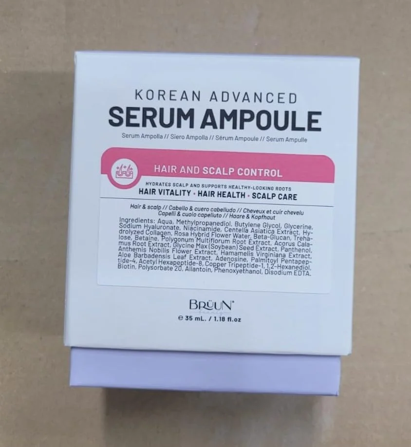 سرم آمپول کنترل مو و پوست سر BRÜUN HS - تقویت کننده مزو کره ای میکرونیدلینگ برای رشد مو - قابل استفاده با و بدون درماپن میکرونیدلینگ - 35 میلی لیتر سرم آمپول کنترل مو و پوست سر BRÜUN HS - تقویت کننده مزو کره ای میکرونیدلینگ برای رشد مو - قابل استفاده با و بدون درماپن میکرونیدلینگ - 35 میلی لیتر