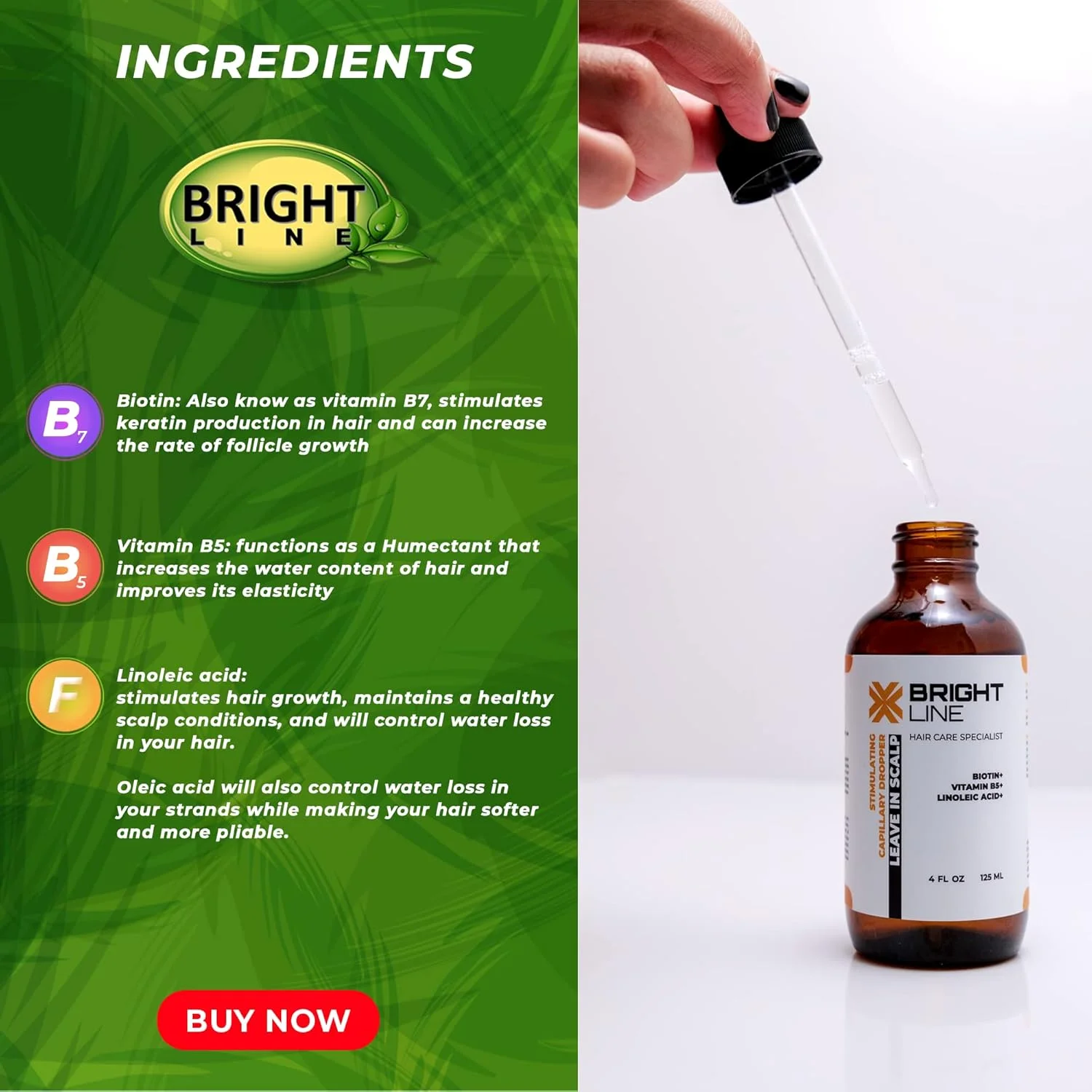 سرم رشد مو بیوتین خط روشن - توقف ریزش - ضد ریزش مو - سرم بیوتین - ویتامین B5 و اسید لینولئیک - افزایش رشد مو سرم رشد مو بیوتین خط روشن - توقف ریزش - ضد ریزش مو - سرم بیوتین - ویتامین B5 و اسید لینولئیک - افزایش رشد مو