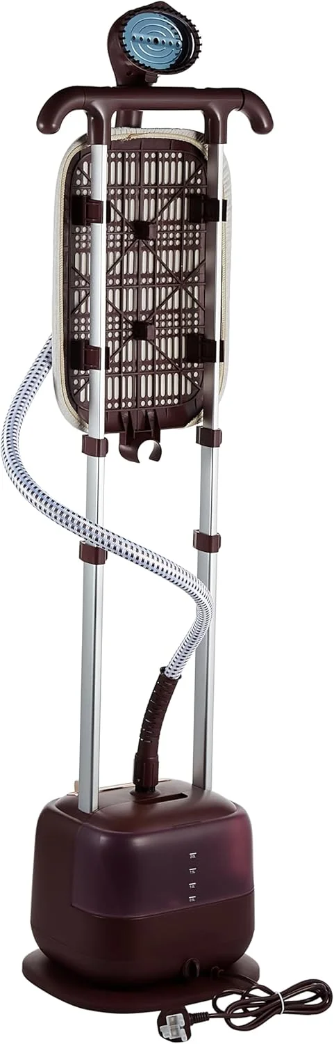 بخارگر لباس دو پایه بلک اند دکر، 2400 وات، مخزن 2 لیتری، 10 تنظیمات بخار، اتو کشی افقی و عمودی، نرخ بخار 35 گرم در دقیقه، لوله ضد گره خوردگی، خاموش شدن خودکار، قرمز تیره - GSTD2450-B5 بخارگر لباس دو پایه بلک اند دکر، 2400 وات، مخزن 2 لیتری، 10 تنظیمات بخار، اتو کشی افقی و عمودی، نرخ بخار 35 گرم در دقیقه، لوله ضد گره خوردگی، خاموش شدن خودکار، قرمز تیره - GSTD2450-B5