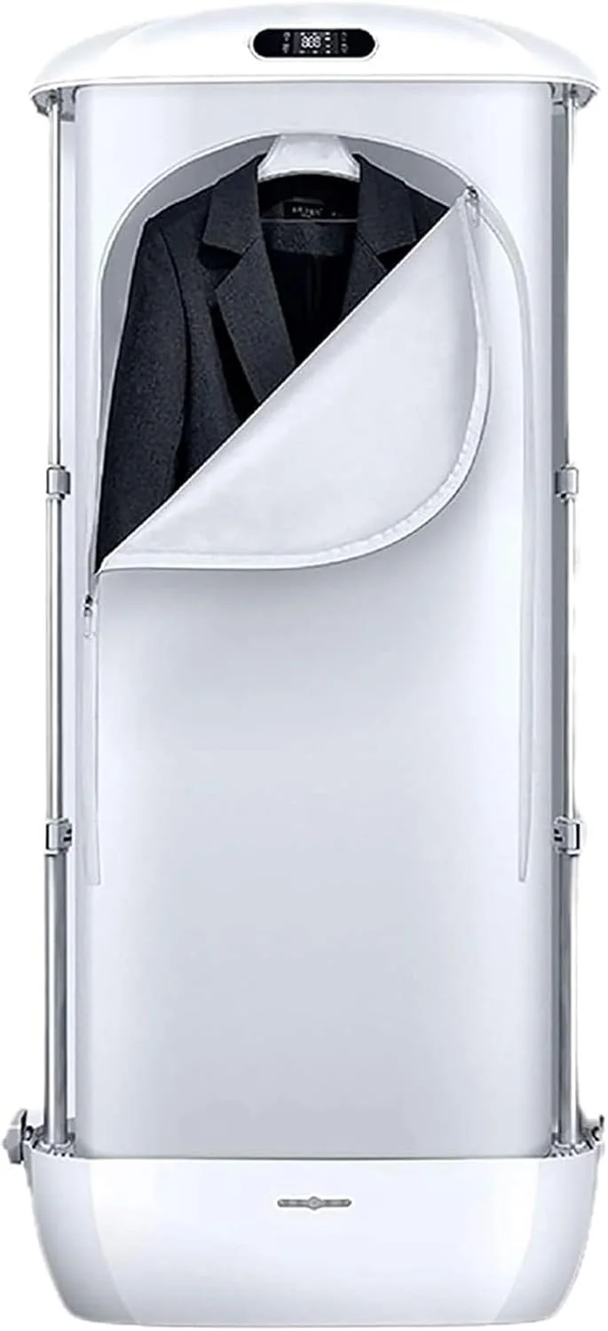 اتو بخار عمودی بی سیم اتوماتیک، بخارگر لباس آویز تاشو، خشک کن لباس قابل حمل، برای لباس و پارچه، به سرعت چین و چروک ها را از بین می برد، 600W/900W