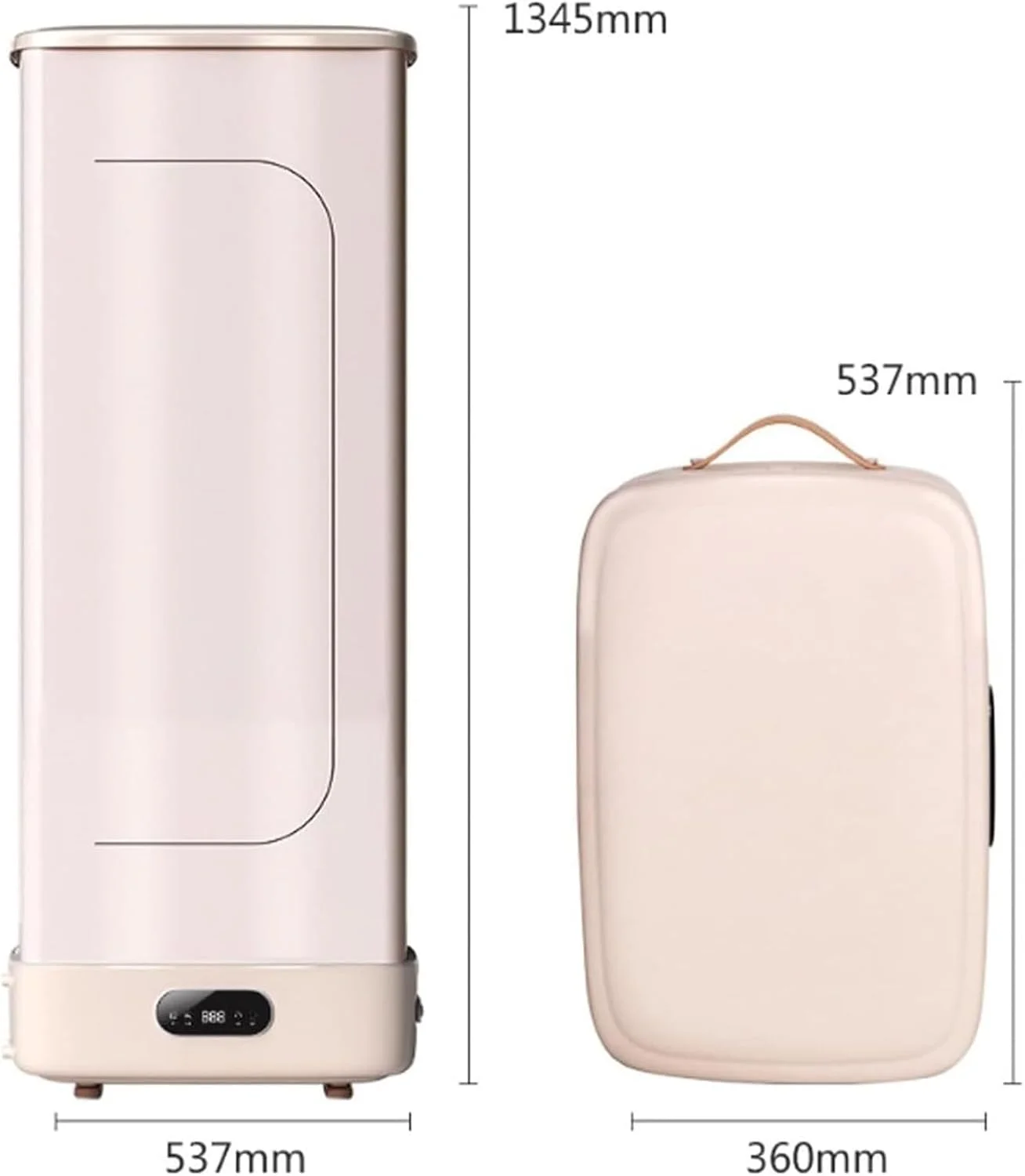 دستگاه مراقبت از لباس بخار برقی، خشک کن تاشو لباس، دستگاه خشک کن بخار 800 واتی، حالت خشک کردن سریع و با راندمان بالا، با کنترل از راه دور