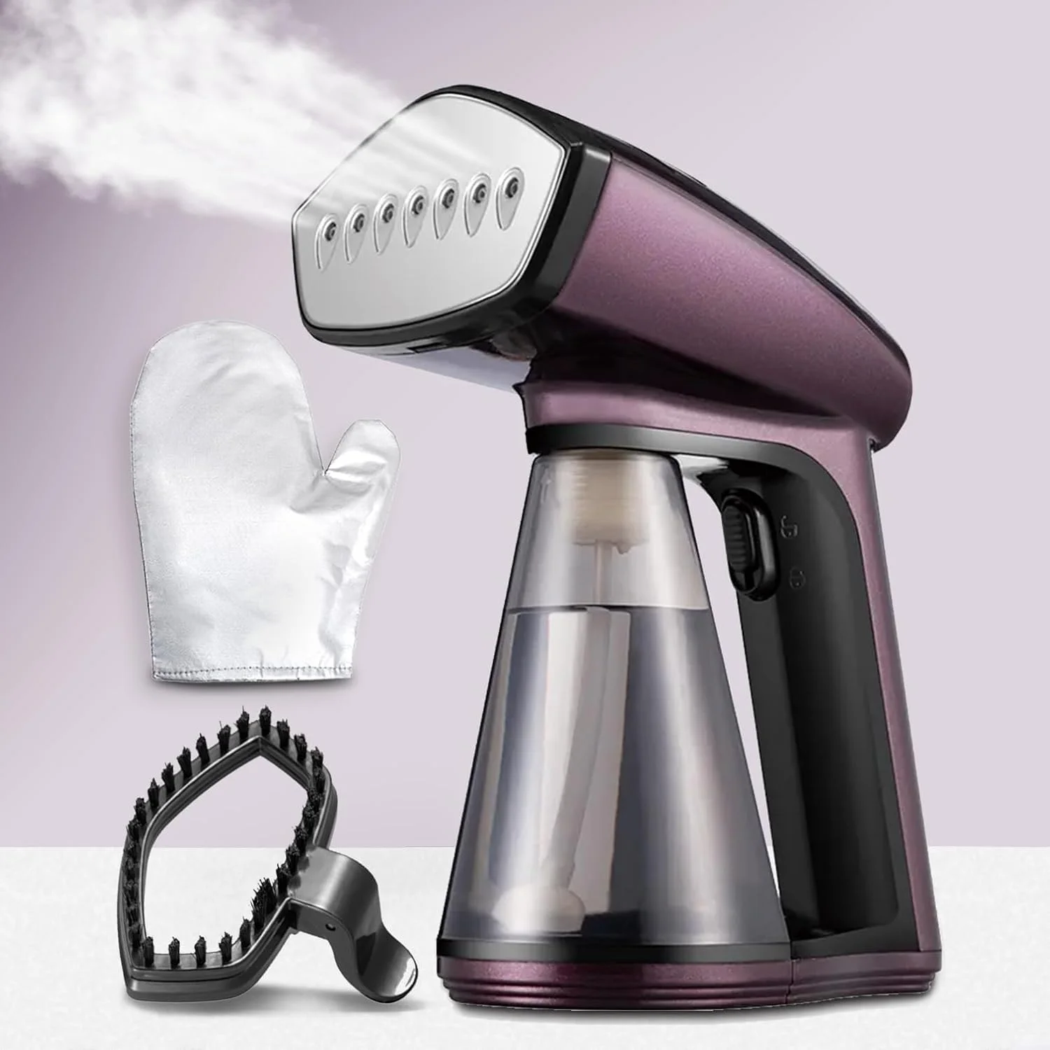 اتو بخار دستی دوشر 1640 وات، اتو بخار لباس مسافرتی با نفوذ قوی 260 میلی لیتر