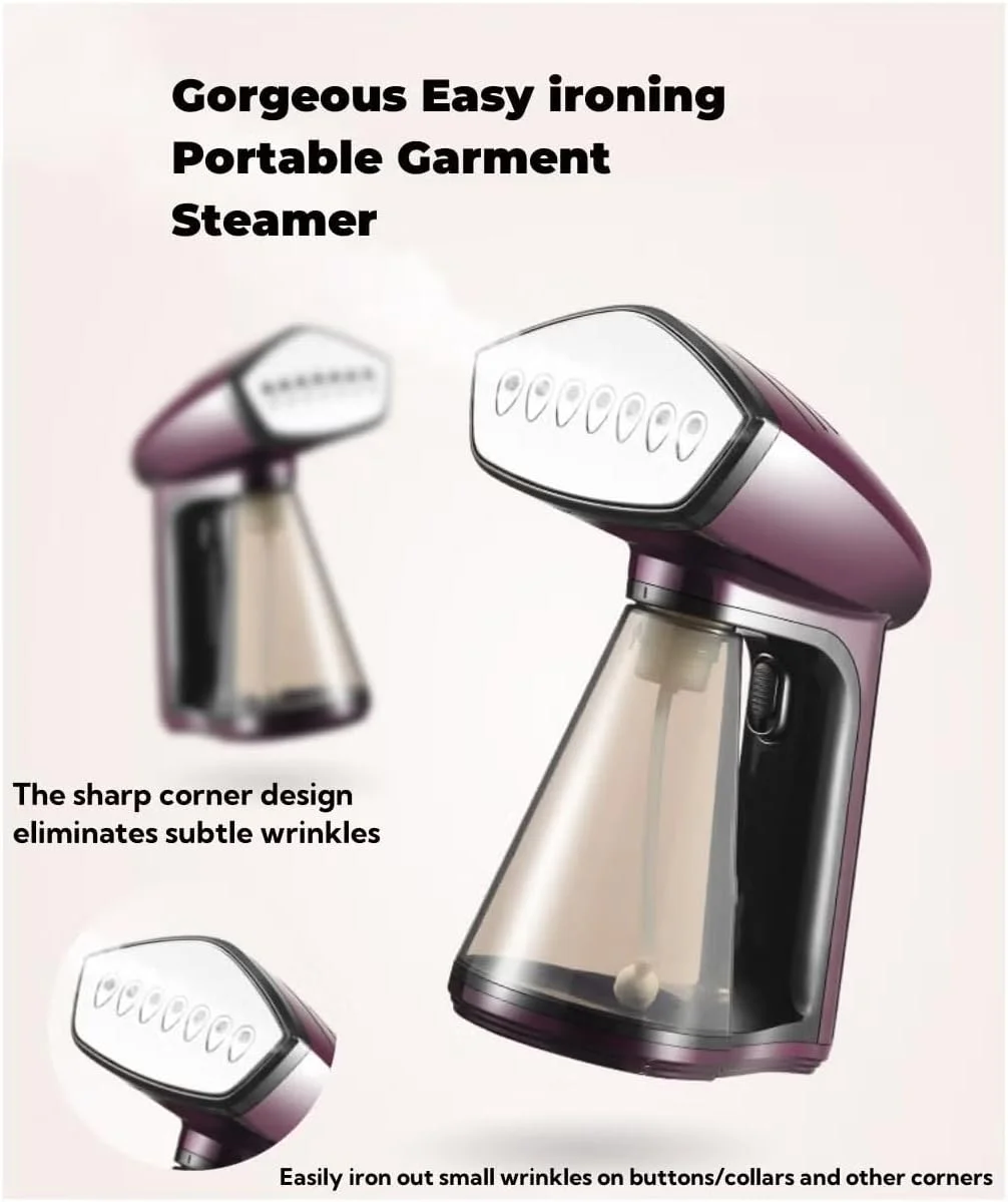 اتو بخار دستی دوشر 1640 وات، اتو بخار لباس مسافرتی با نفوذ قوی 260 میلی لیتر