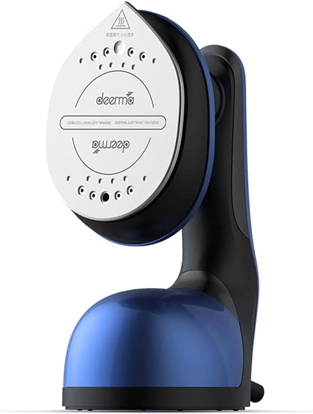 بخارگر لباس چند منظوره قابل حمل Deerma HS300 2 در 1 | خاموش شدن خودکار | استریل و از بین بردن کنه | کانال هوای گرم دو هسته ای دو کاناله | بخار پالس 1000 وات | زمان گرم شدن 35 ثانیه - آبی