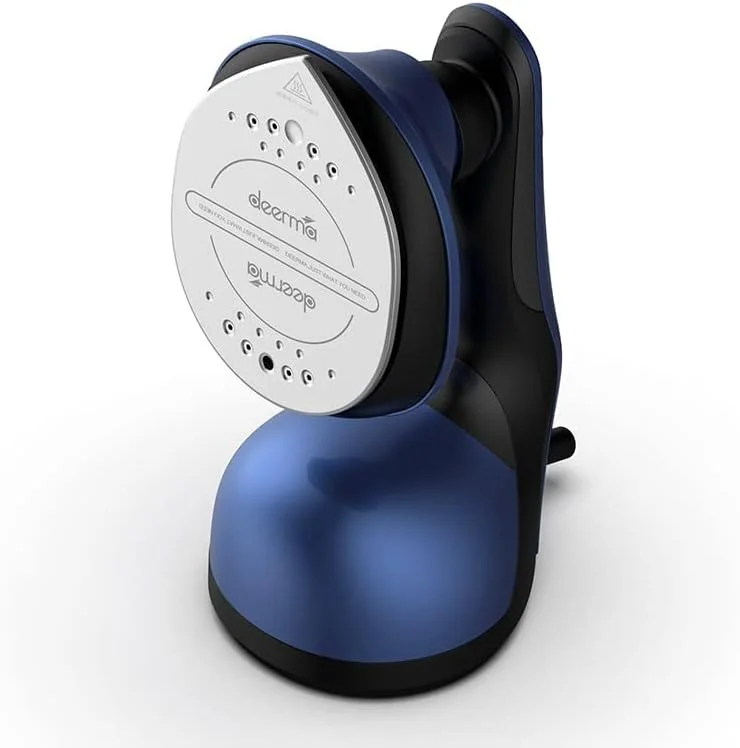 بخارگر لباس چند منظوره قابل حمل Deerma HS300 2 در 1 | خاموش شدن خودکار | استریل و از بین بردن کنه | کانال هوای گرم دو هسته ای دو کاناله | بخار پالس 1000 وات | زمان گرم شدن 35 ثانیه - آبی