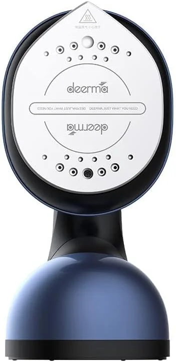 بخارگر لباس چند منظوره قابل حمل Deerma HS300 2 در 1 | خاموش شدن خودکار | استریل و از بین بردن کنه | کانال هوای گرم دو هسته ای دو کاناله | بخار پالس 1000 وات | زمان گرم شدن 35 ثانیه - آبی