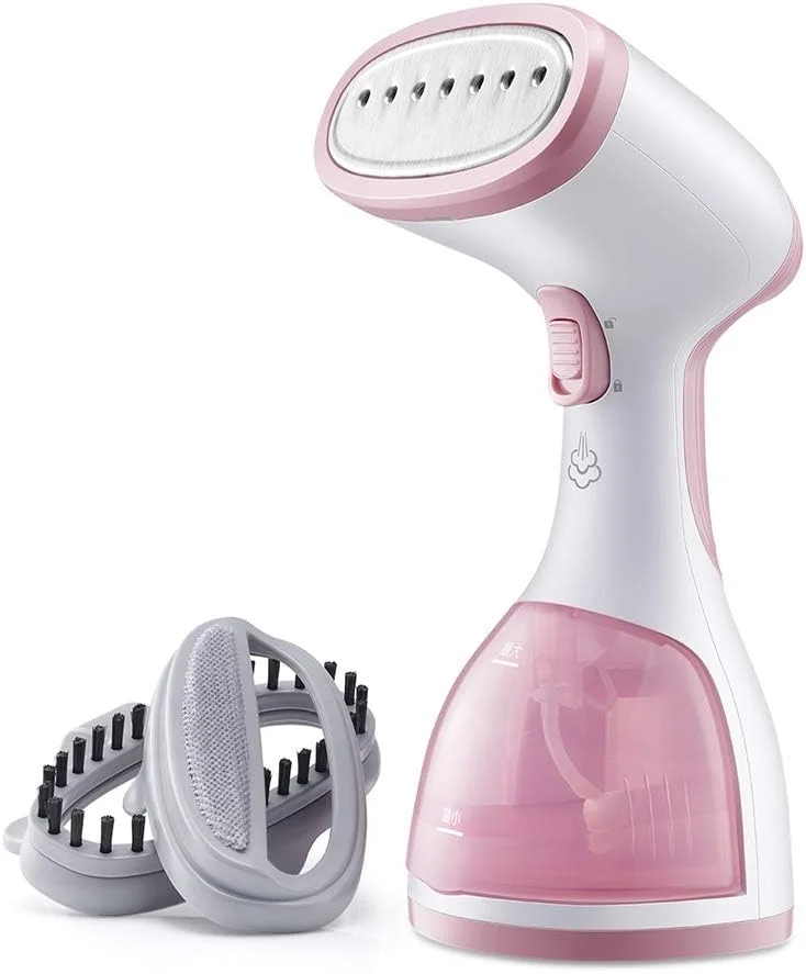 بخارگر لباس CLX برای منزل، بخارگر دستی قابل حمل، اتو بخار لباس مسافرتی، پلانچا پارا برای لباس، صورتی