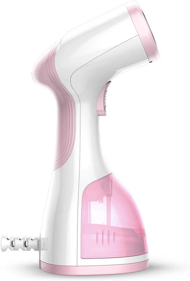 بخارگر لباس CLX برای منزل، بخارگر دستی قابل حمل، اتو بخار لباس مسافرتی، پلانچا پارا برای لباس، صورتی