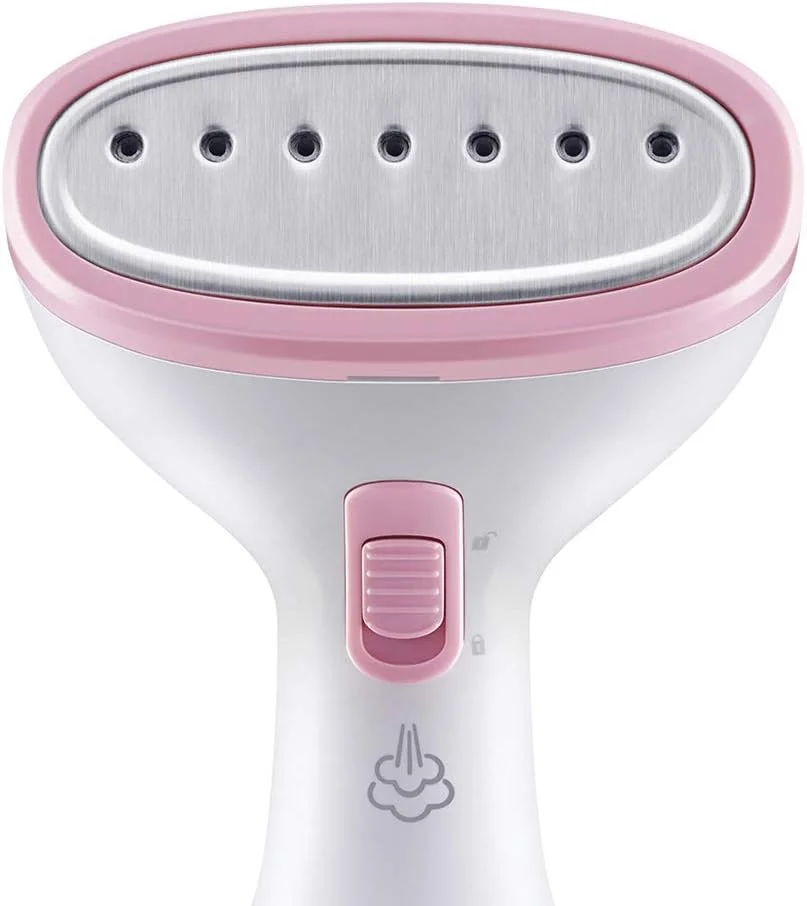 بخارگر لباس CLX برای منزل، بخارگر دستی قابل حمل، اتو بخار لباس مسافرتی، پلانچا پارا برای لباس، صورتی