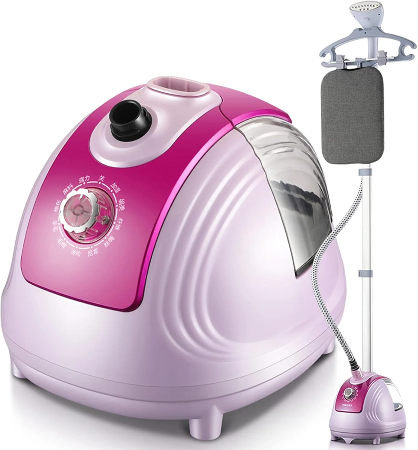 اتو بخار ایستاده لباس، اتو بخار پرس، اتو بخار ایستاده لباس با قابلیت حذف سریع چروک در 35 ثانیه، 10 حالت بخار با مخزن آب 1.8 لیتری، بنفش (بنفش)