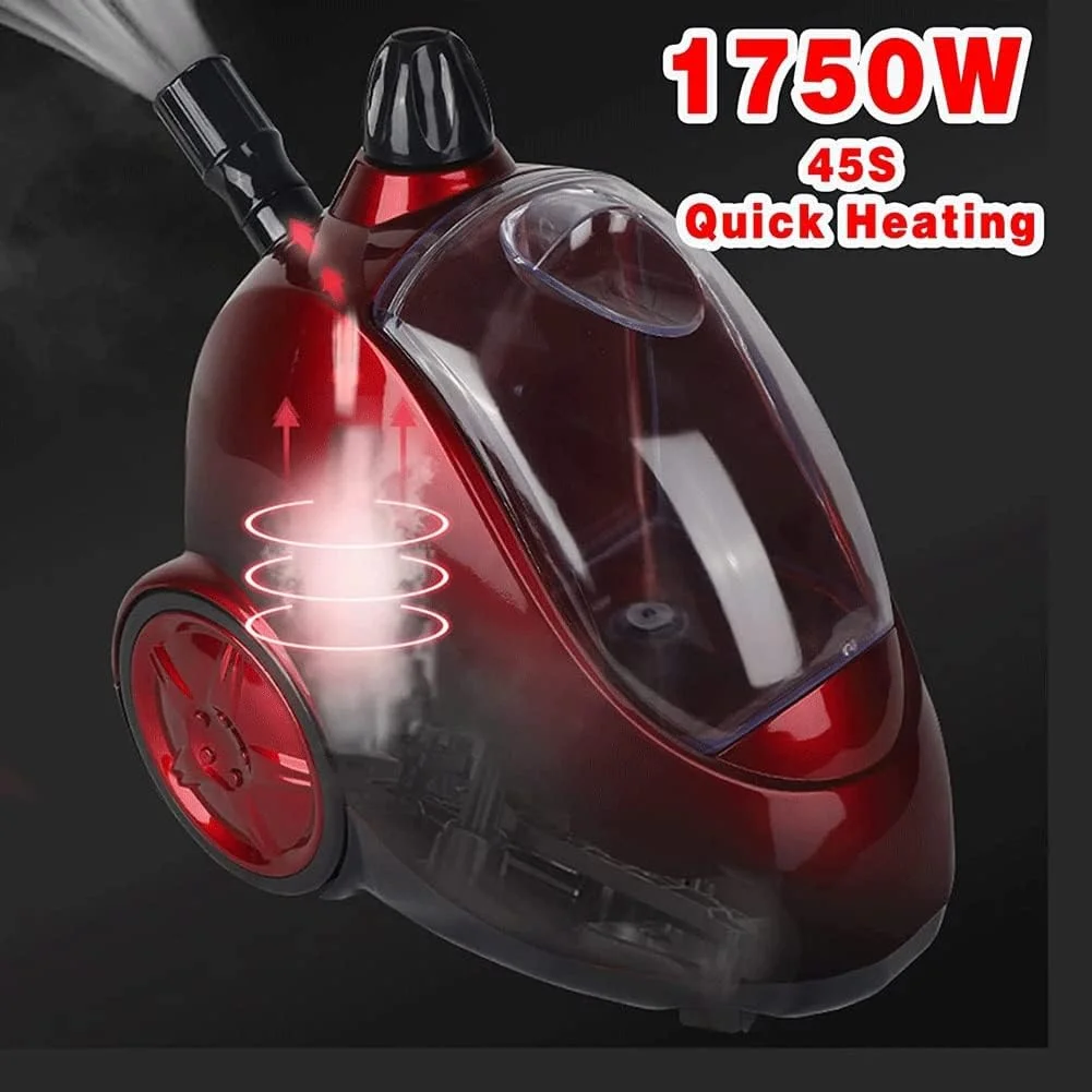 بخارگر عمودی لباس 1750 واتی، بخارگر لباس سنگین برای مصارف تجاری، اتو بخار لباس با گرمایش سریع 45 ثانیه ای و رفع سریع چروک (C)