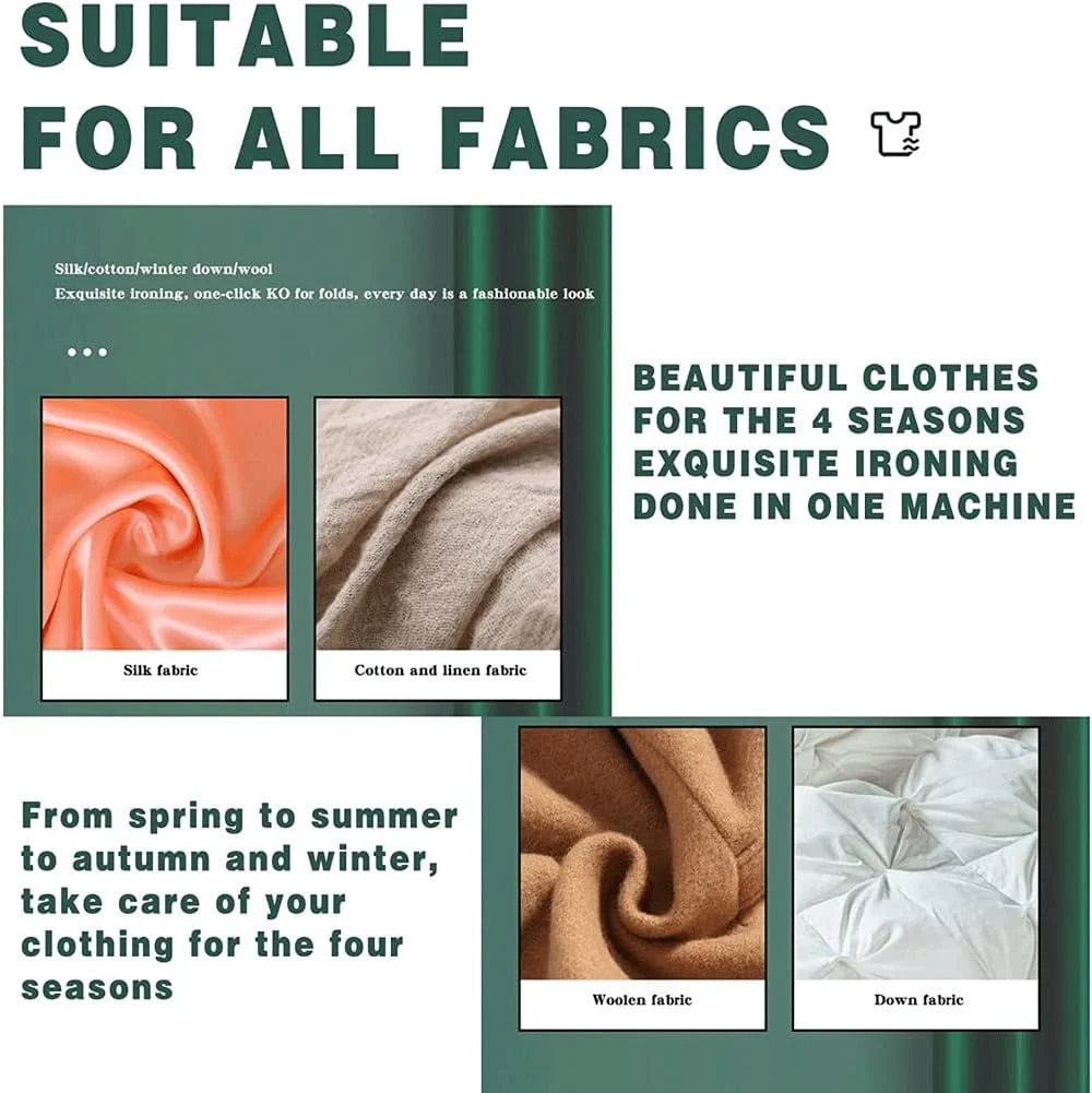 بخارگر عمودی لباس 1750 واتی، بخارگر لباس سنگین برای مصارف تجاری، اتو بخار لباس با گرمایش سریع 45 ثانیه ای و رفع سریع چروک (C)