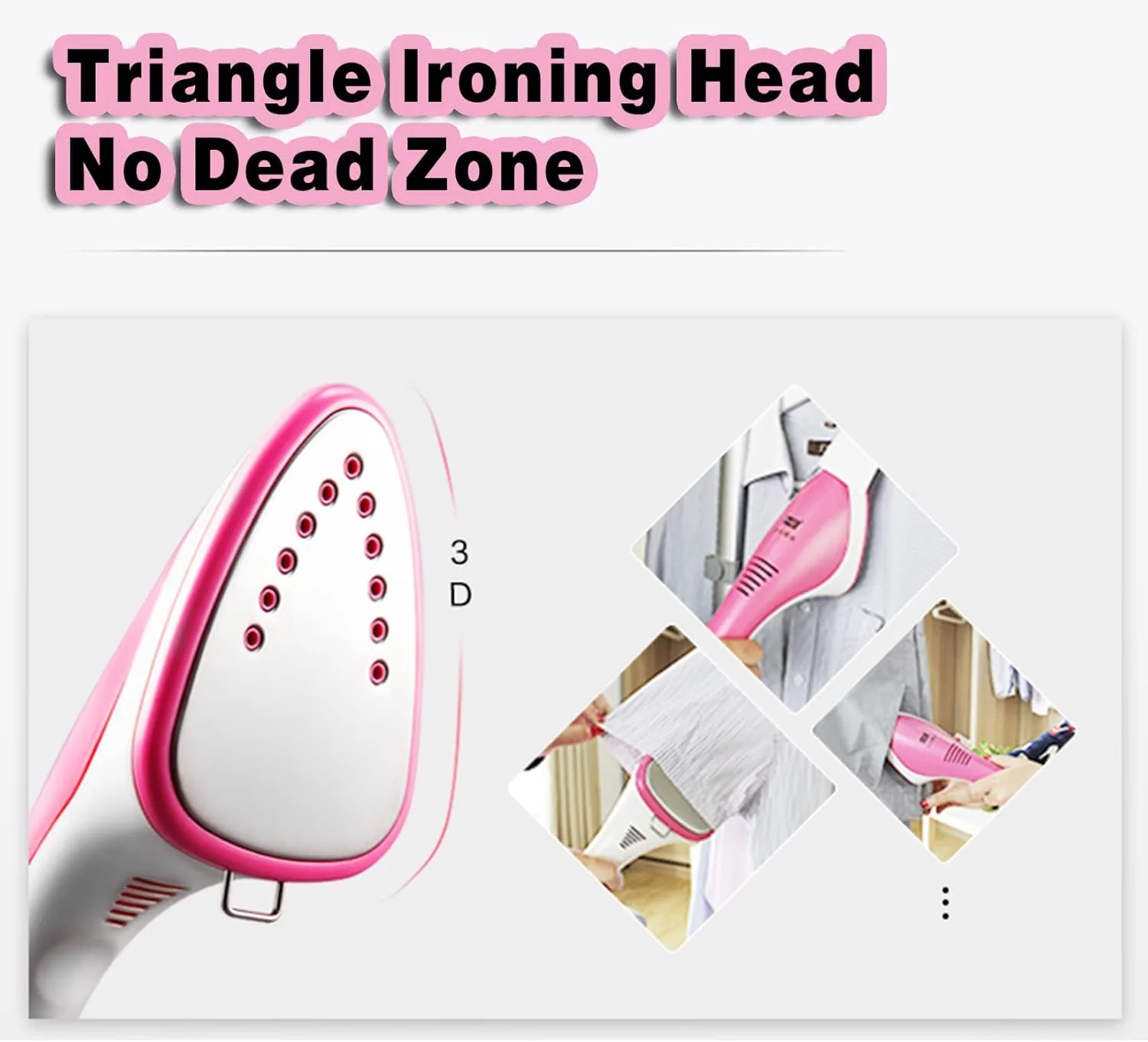 بخارگر ایستاده لباس، 1580 وات، بخارگر قدرتمند لباس، 45 ثانیه، رفع سریع چروک، بخارگر لباس سنگین با مخزن آب 1.6 لیتری