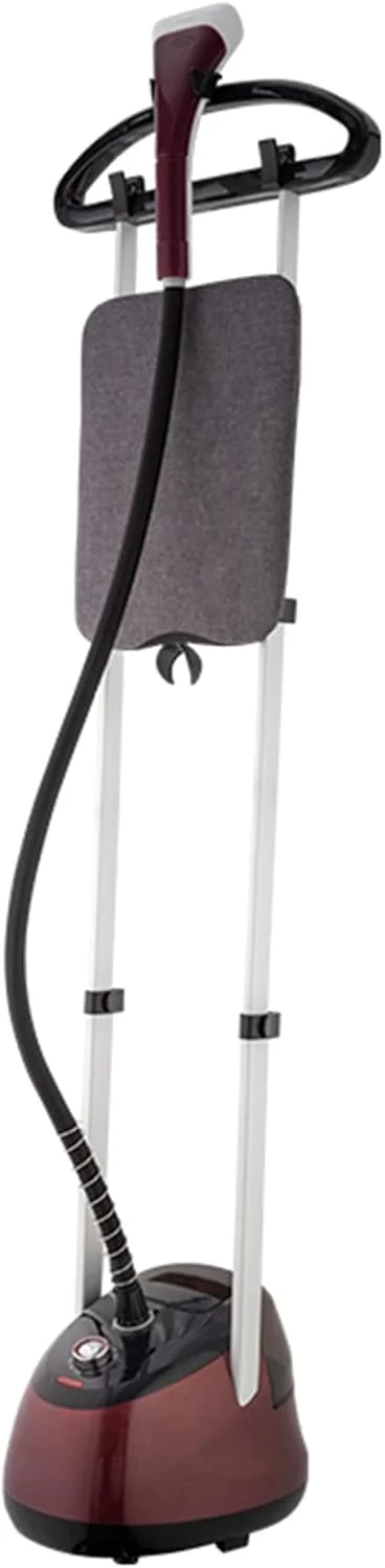 بخارگر ایستاده لباس 2000 واتی، بخارگر پارچه با مخزن آب 2.2 لیتری، گرم شدن سریع 45 ثانیه ای، از بین برنده چروک، دارای برس پارچه، چوب لباسی اتو، قرمز شرابی (قرمز شرابی) بخارگر ایستاده لباس 2000 واتی، بخارگر پارچه با مخزن آب 2.2 لیتری، گرم شدن سریع 45 ثانیه ای، از بین برنده چروک، دارای برس پارچه، چوب لباسی اتو، قرمز شرابی (قرمز شرابی)