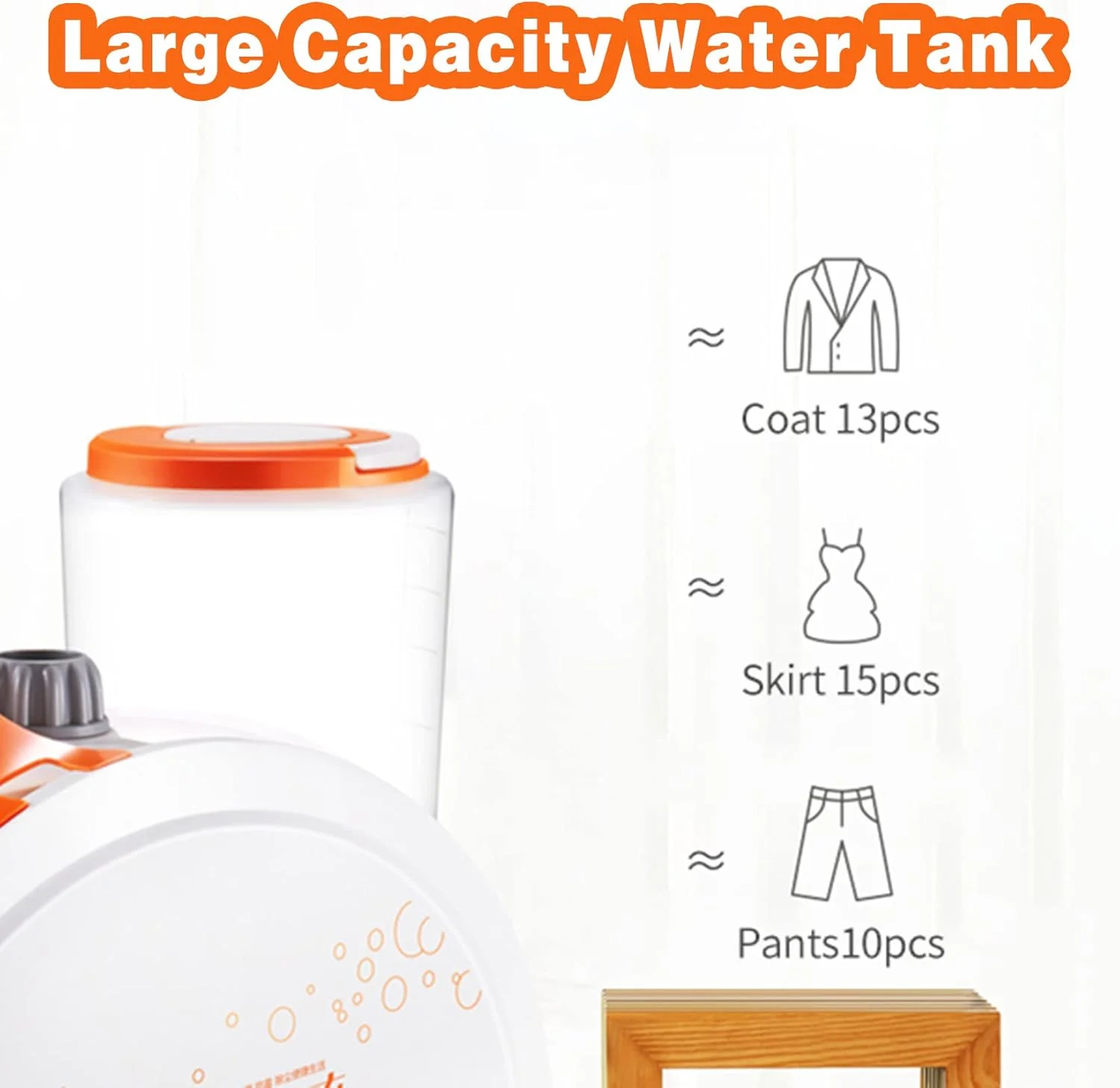 بخارگر لباس ایستاده، بخارگر حرفه ای 2000 واتی با مخزن آب 2.2 لیتری، بخارگر لباس سنگین، مناسب برای انواع لباس با آویز و تمام پارچه ها، صورتی-2000 وات (صورتی 2000 وات)