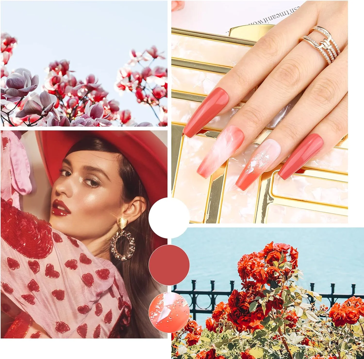 ست لاک ژل تومیکا، 24 رنگ صورتی و سبز، بیس کت و تاپ کت بدون نیاز به پاک کردن، ست لاک ژل بهاری برای زنان، کیت استارتر لاک ژل UV برای مانیکور DIY، 5 میلی لیتر در هر بطری