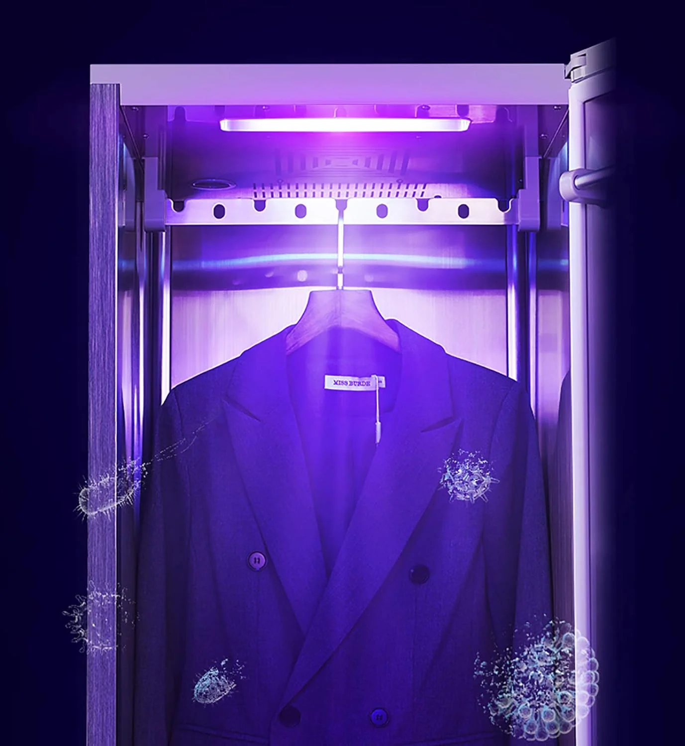 بخارشوی لباس، بخارشوی خشک کن لباس و پوشاک، مراقبت هوشمندانه از لباس بدون نیاز به اتو، همه در یک دستگاه، کمد لباس، خشک کن سریع لباس، تمیز کننده لباس با قفسه داخلی، 350 لیتر بخار