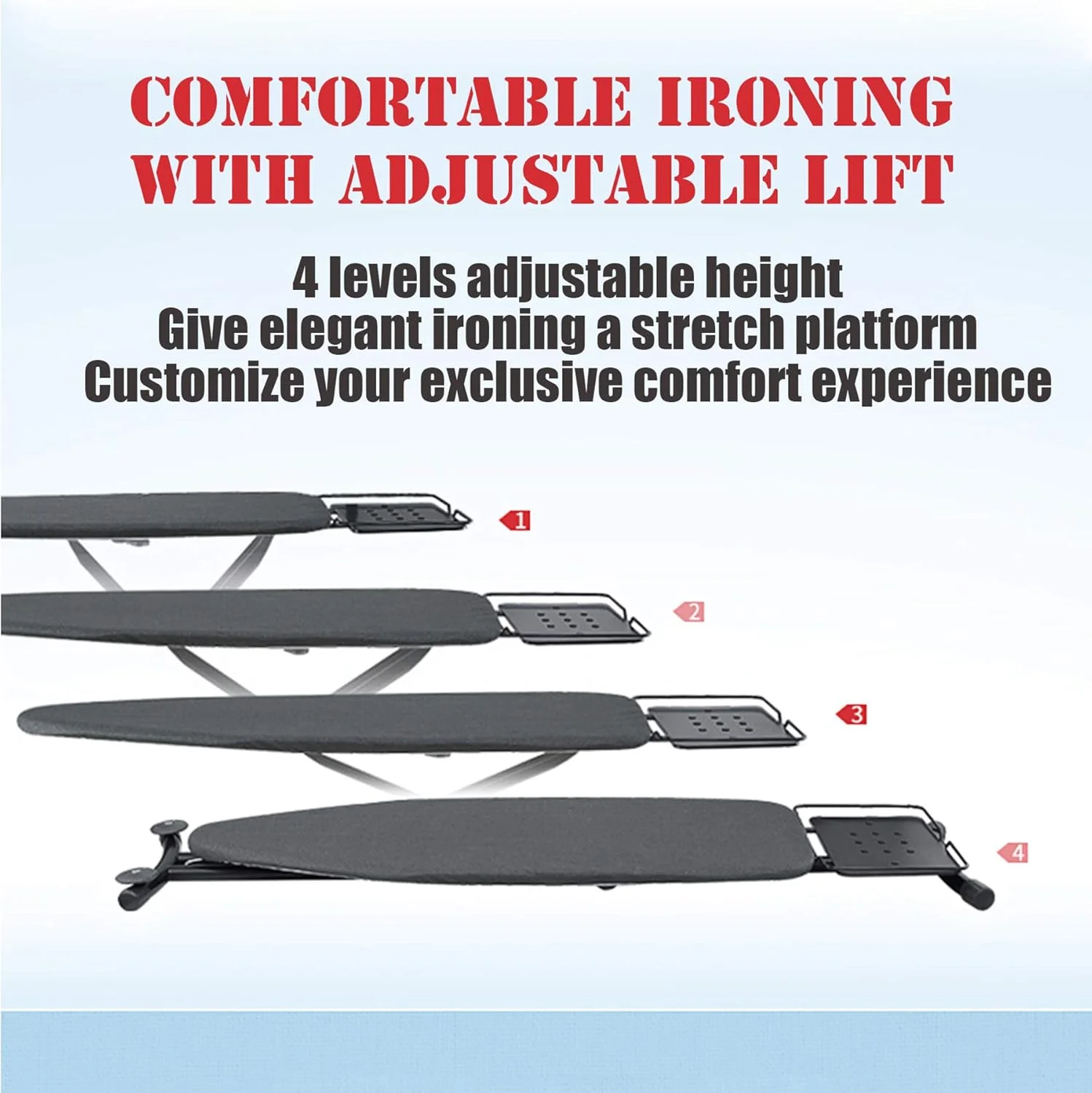 بخارگر لباس - بخارگر عمودی دو میله تلسکوپی 1800 واتی حرفه ای اتو بخار خانگی کوچک اتو دستی با میز اتو