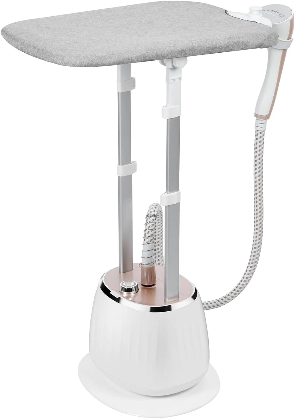 بخارگر لباس nawoefii با میز اتو، بخارگر ایستاده 1800 وات با 3 حالت و میله جمع شونده، بخارگر برقی لباس 110 ولت با مخزن آب قابل مشاهده 1.6 لیتری، 1 ست