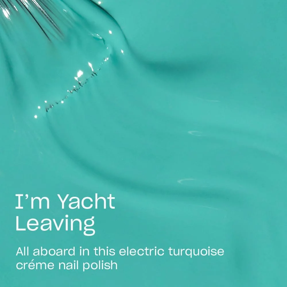 لاک ناخن کلاسیک OPI، ماندگاری 7 روزه، مقاوم در برابر لب پر شدن، لاک ناخن رنگی براق، من در حال قایق سواری هستم، آبی-سبز، 15 میلی لیتر