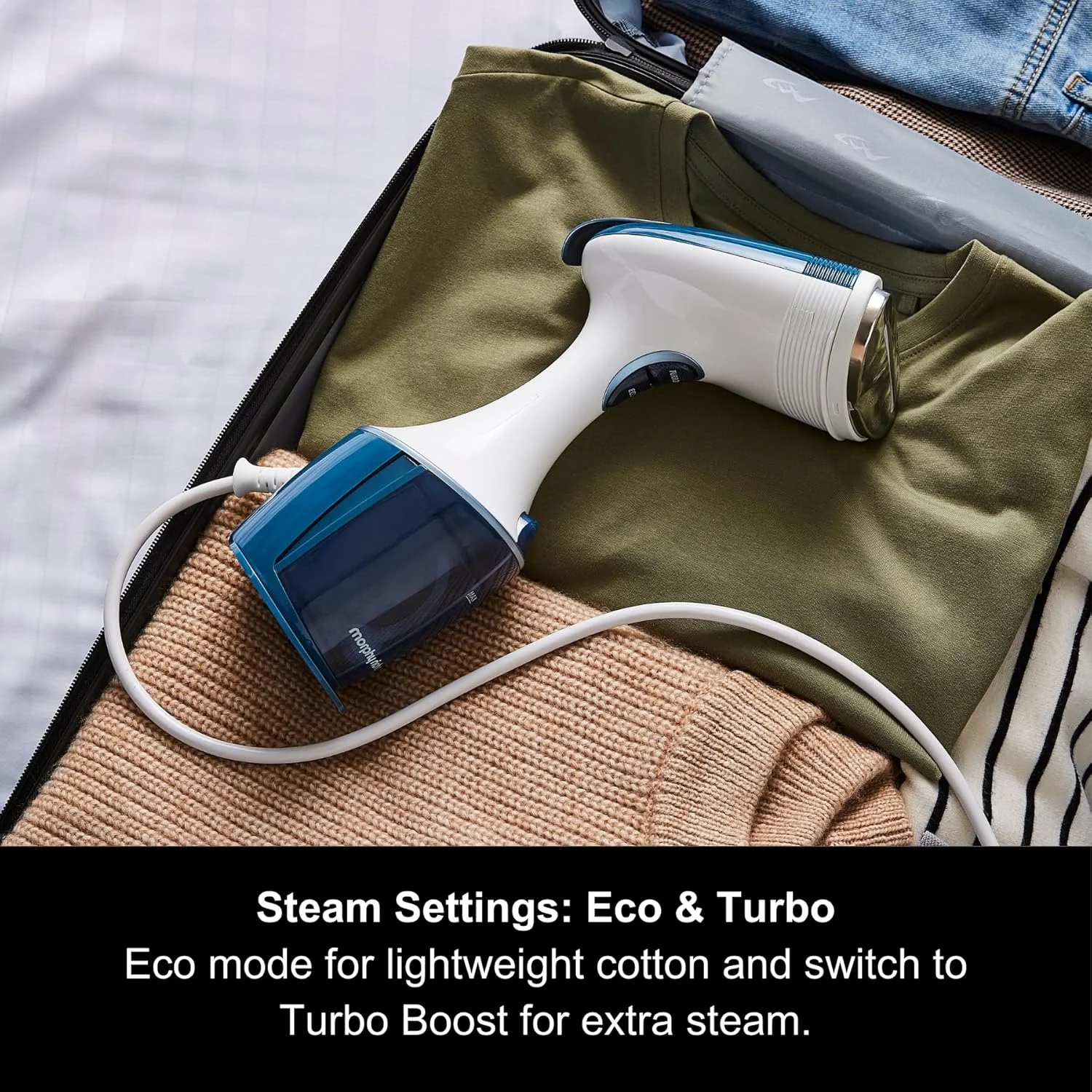 بخارگر دستی لباس مورفی ریچاردز مدل 361000، از بین برنده باکتری ها، طراوت بخش پارچه ها