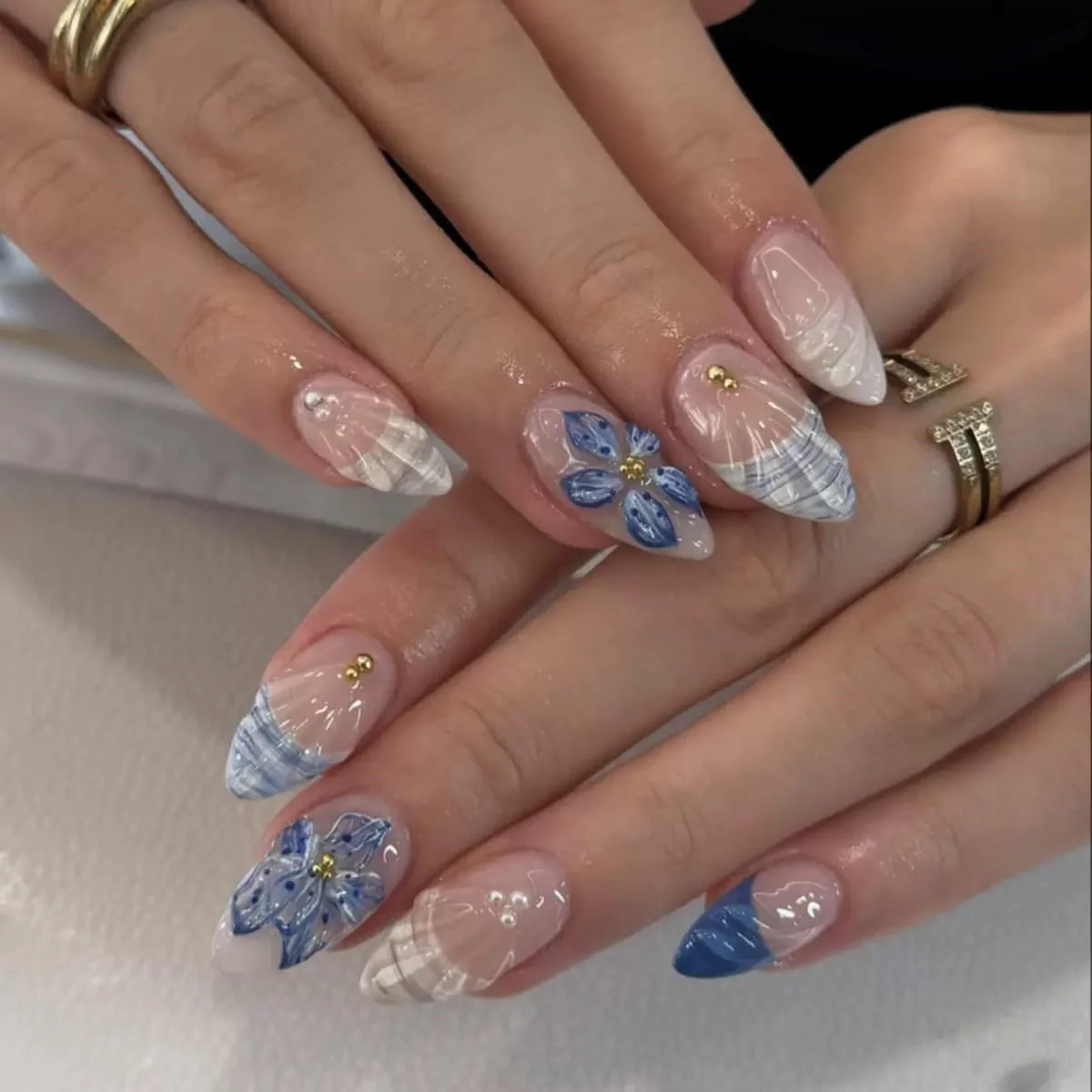 ناخن مصنوعی 24 عددی - ناخن های مصنوعی اکرلیکی نفیس با فرم بادامی به همراه چسب، ایمن برای ناخن و پوست، قابل استفاده مجدد، سبک وزن، مناسب برای مانیکور فرانسوی و مناسبت های خاص (فرنچ صدفی، رایگان) ناخن مصنوعی 24 عددی - ناخن های مصنوعی اکرلیکی نفیس با فرم بادامی به همراه چسب، ایمن برای ناخن و پوست، قابل استفاده مجدد، سبک وزن، مناسب برای مانیکور فرانسوی و مناسبت های خاص (فرنچ صدفی، رایگان)