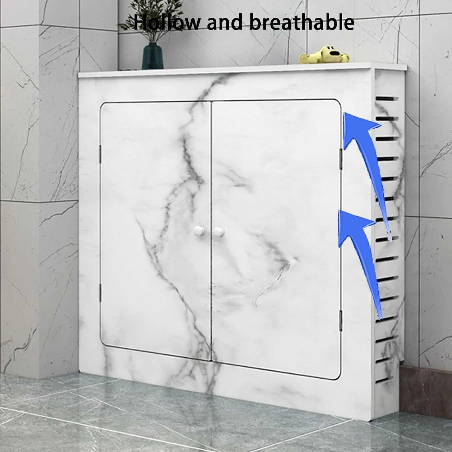 کاور رادیاتور YUGXTH، پوشش محافظ و تزئینی رادیاتور با تهویه، قفسه کابینت گرمایشی، قفسه کابینت گرمایشی با 2 درب، فضای قفسه اضافی (L50xH70xW20cm) کاور رادیاتور YUGXTH، پوشش محافظ و تزئینی رادیاتور با تهویه، قفسه کابینت گرمایشی، قفسه کابینت گرمایشی با 2 درب، فضای قفسه اضافی (L50xH70xW20cm)