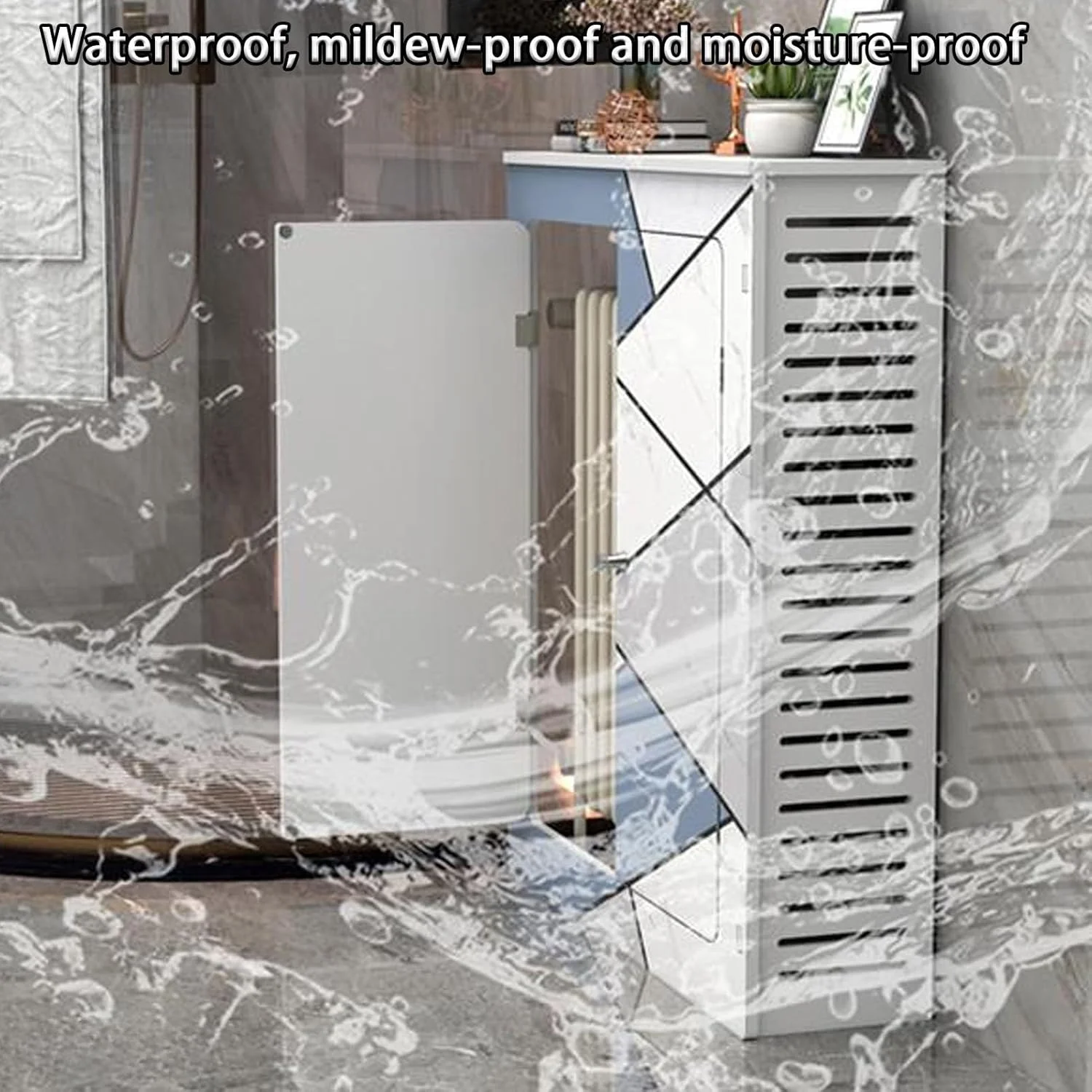 کاور رادیاتور کابینتی YUGXTH، قفسه کابینت گرمایشی، کاور رادیاتور با قفسه توری مشبک و 2 درب، کابینت سازمان دهنده و پوشش گرمایشی، حائل حریم خصوصی لوله و شیرآلات (L60xH80xW20cm) کاور رادیاتور کابینتی YUGXTH، قفسه کابینت گرمایشی، کاور رادیاتور با قفسه توری مشبک و 2 درب، کابینت سازمان دهنده و پوشش گرمایشی، حائل حریم خصوصی لوله و شیرآلات (L60xH80xW20cm)