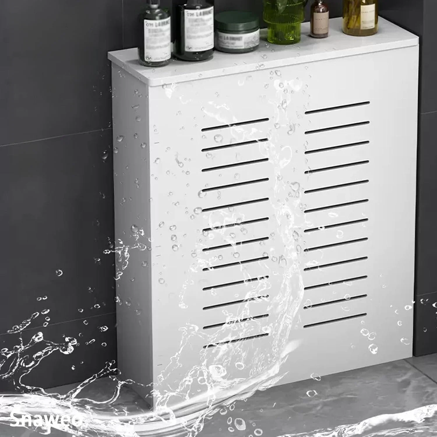 روکش رادیاتور سفید Snaweo، قفسه کابینت رادیاتور PVC، کابینت قفسه توری رادیاتور مدرن، قفسه کابینت گرمایشی، حائل حریم خصوصی لوله و شیر، برای اتاق نشیمن، اتاق خواب (L70xH70xW15cm) روکش رادیاتور سفید Snaweo، قفسه کابینت رادیاتور PVC، کابینت قفسه توری رادیاتور مدرن، قفسه کابینت گرمایشی، حائل حریم خصوصی لوله و شیر، برای اتاق نشیمن، اتاق خواب (L70xH70xW15cm)