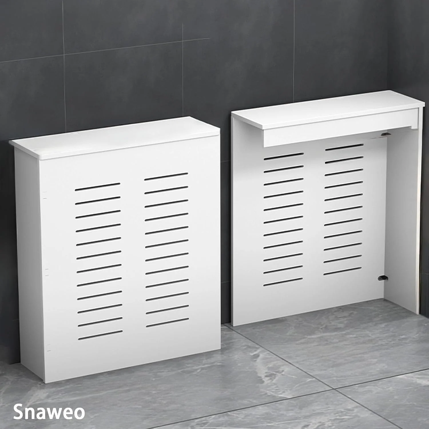 روکش رادیاتور سفید Snaweo، قفسه کابینت رادیاتور PVC، کابینت قفسه توری رادیاتور مدرن، قفسه کابینت گرمایشی، حائل حریم خصوصی لوله و شیر، برای اتاق نشیمن، اتاق خواب (L70xH70xW15cm) روکش رادیاتور سفید Snaweo، قفسه کابینت رادیاتور PVC، کابینت قفسه توری رادیاتور مدرن، قفسه کابینت گرمایشی، حائل حریم خصوصی لوله و شیر، برای اتاق نشیمن، اتاق خواب (L70xH70xW15cm)