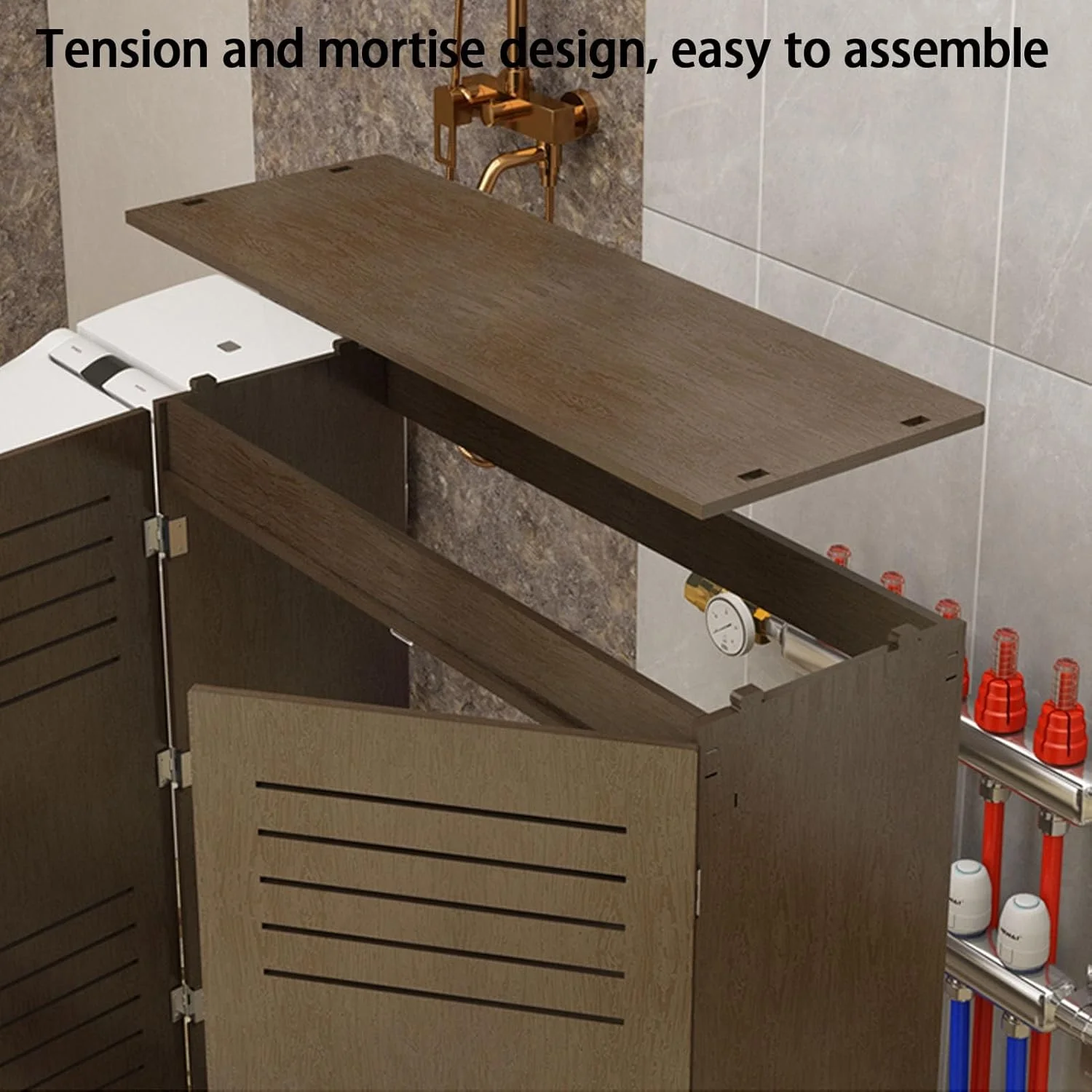 روکش رادیاتور YUGXTH، پوشش مدرن رادیاتور، کابینت قفسه ای، کابینت گرمایشی با درب های دوتایی و قفسه های ذخیره سازی، دکور مبلمان اتاق نشیمن کابینت رادیاتور گرمایشی (L100xH80xW25cm) روکش رادیاتور YUGXTH، پوشش مدرن رادیاتور، کابینت قفسه ای، کابینت گرمایشی با درب های دوتایی و قفسه های ذخیره سازی، دکور مبلمان اتاق نشیمن کابینت رادیاتور گرمایشی (L100xH80xW25cm)