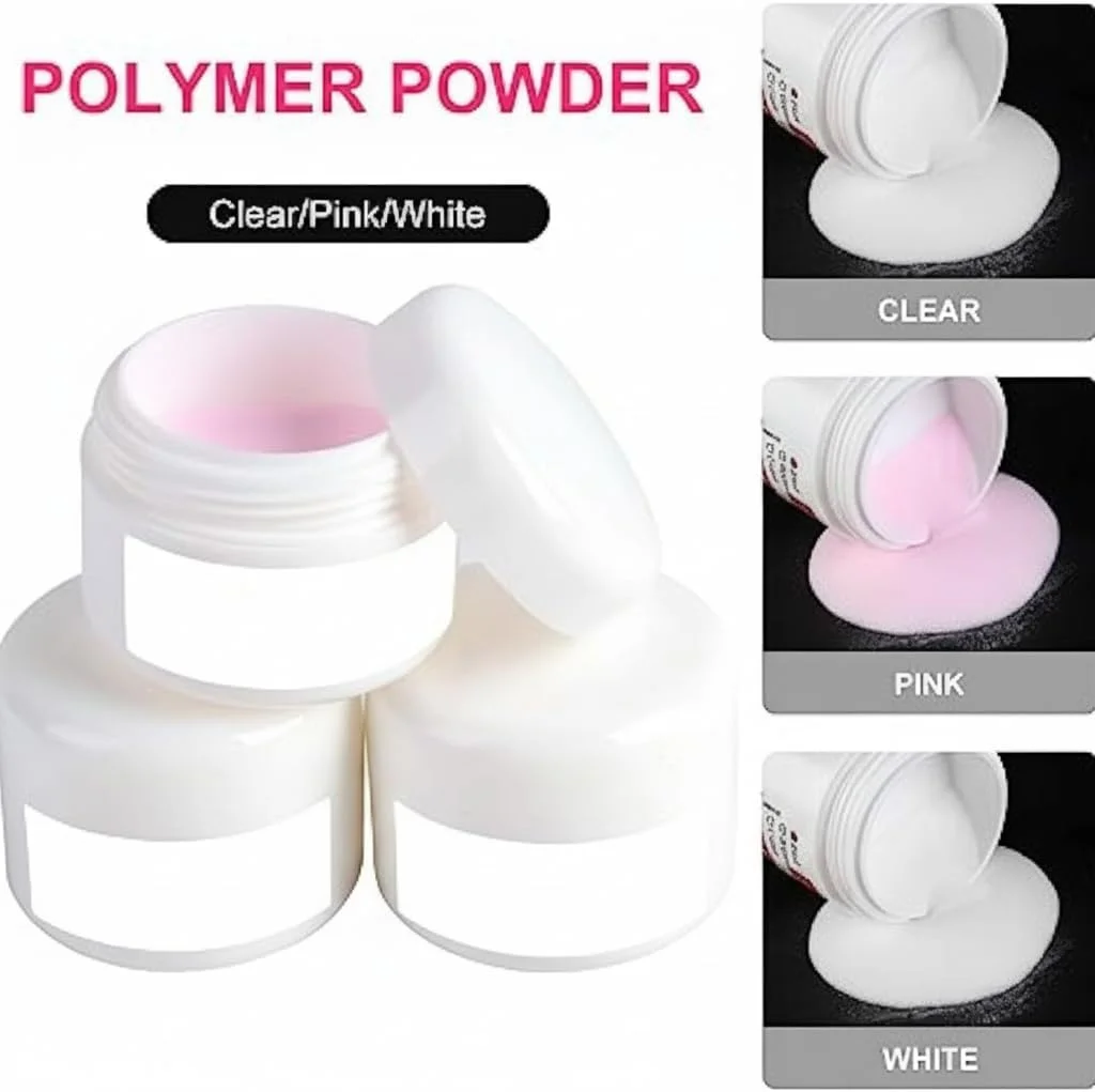 ست طراحی ناخن اکریلیک با پودر اکریلیک، کیت پودر اکلیل 12 رنگ، تزئینات نوک ناخن، کیت لوازم طراحی ناخن DIY برای مبتدیان (حرفه ای)