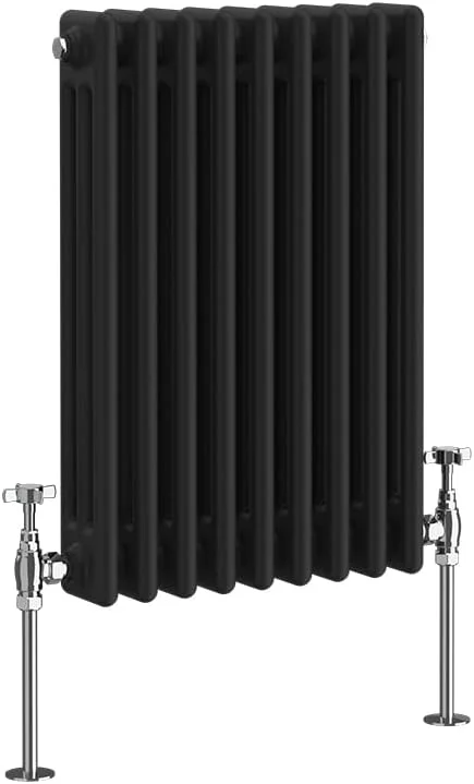 رادیاتور شوفاژ سنتی NRG، چدنی مشکی، 3 ستون افقی، مناسب برای حمام و سیستم گرمایش مرکزی، 600x427 میلی متر رادیاتور شوفاژ سنتی NRG، چدنی مشکی، 3 ستون افقی، مناسب برای حمام و سیستم گرمایش مرکزی، 600x427 میلی متر