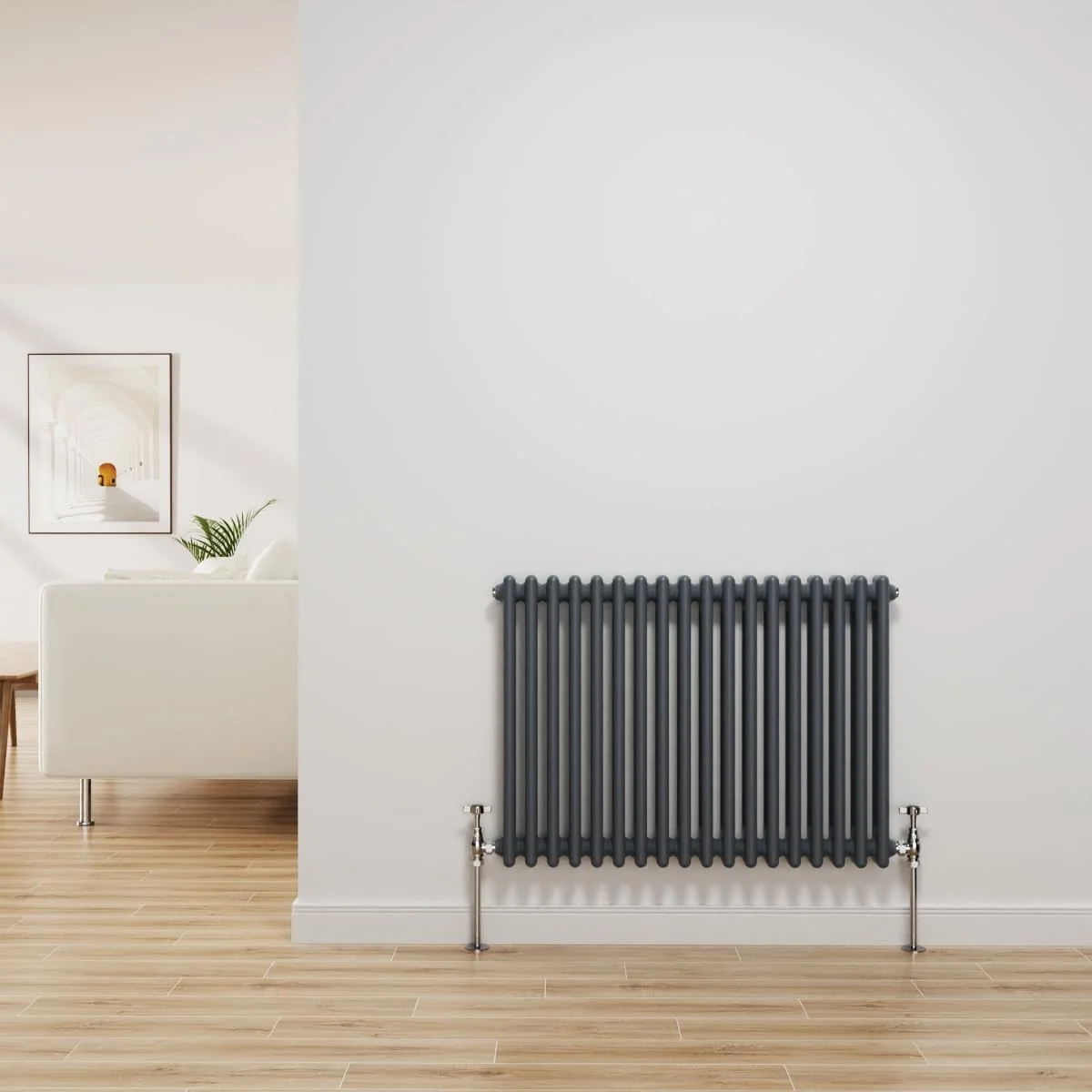 رادیاتور سنتی NRG مدل آنتراسیت چدنی 2 ستونی افقی برای گرمایش مرکزی حمام، ابعاد 600x830 میلیمتر رادیاتور سنتی NRG مدل آنتراسیت چدنی 2 ستونی افقی برای گرمایش مرکزی حمام، ابعاد 600x830 میلیمتر