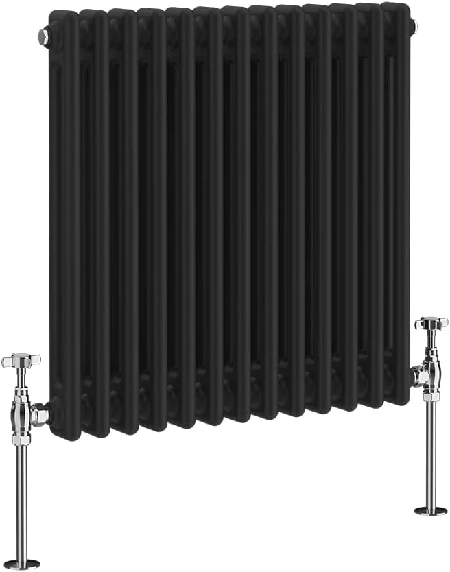 رادیاتور شوفاژ سنتی NRG، چدنی مشکی، 2 ستون افقی، مناسب برای سیستم گرمایش مرکزی و حمام، ابعاد 600x605 میلیمتر رادیاتور شوفاژ سنتی NRG، چدنی مشکی، 2 ستون افقی، مناسب برای سیستم گرمایش مرکزی و حمام، ابعاد 600x605 میلیمتر