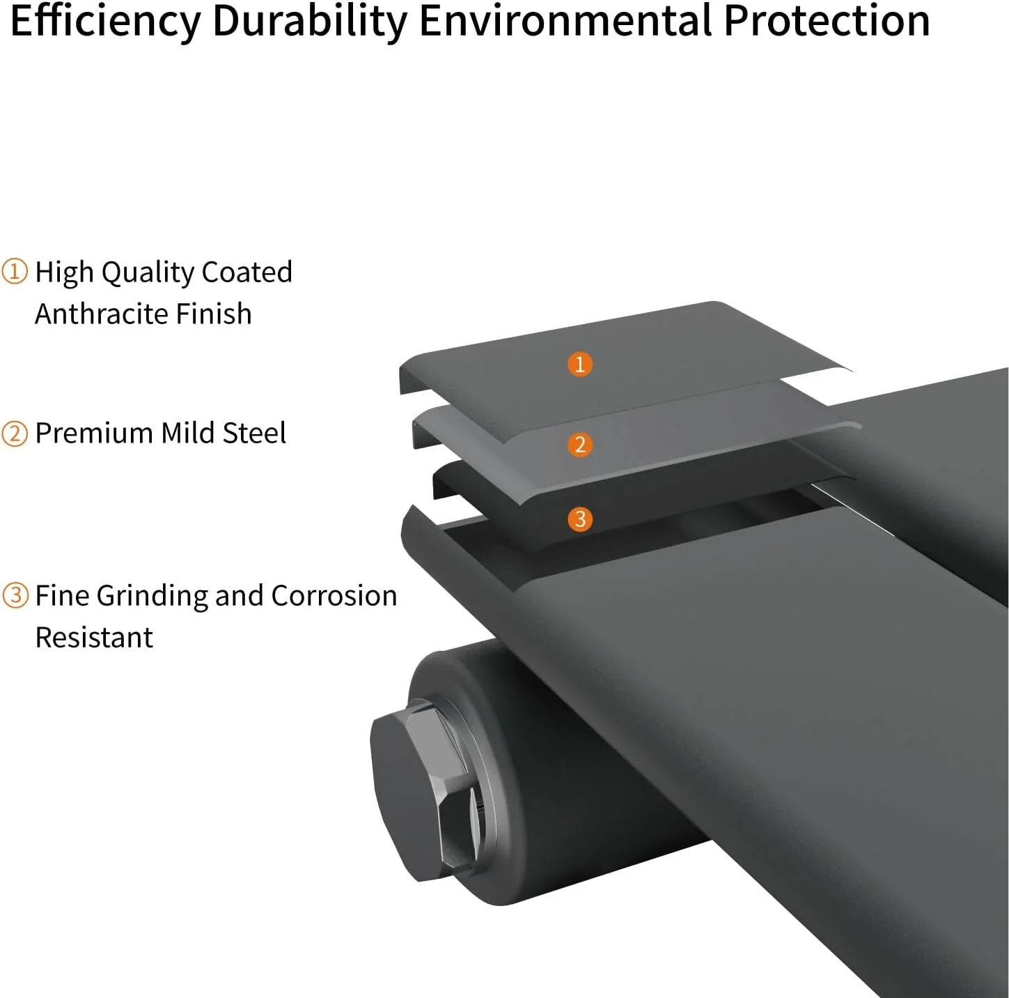 رادیاتور شوفاژ افقی NRG، 600x884 میلی متر - تک پنل ستونی، طراحی مدرن، مناسب حمام، سیستم گرمایش مرکزی، رنگ آنتراسیت