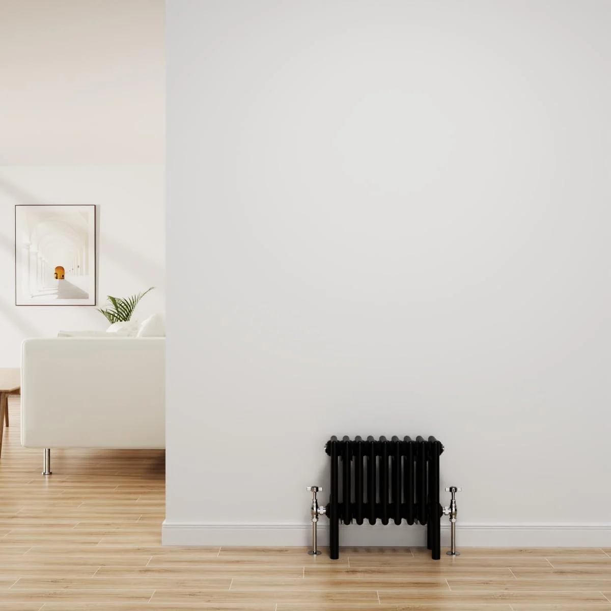 رادیاتور سنتی NRG چدنی مشکی 4 ستونی افقی برای گرمایش مرکزی حمام، 300x425 میلی متر رادیاتور سنتی NRG چدنی مشکی 4 ستونی افقی برای گرمایش مرکزی حمام، 300x425 میلی متر
