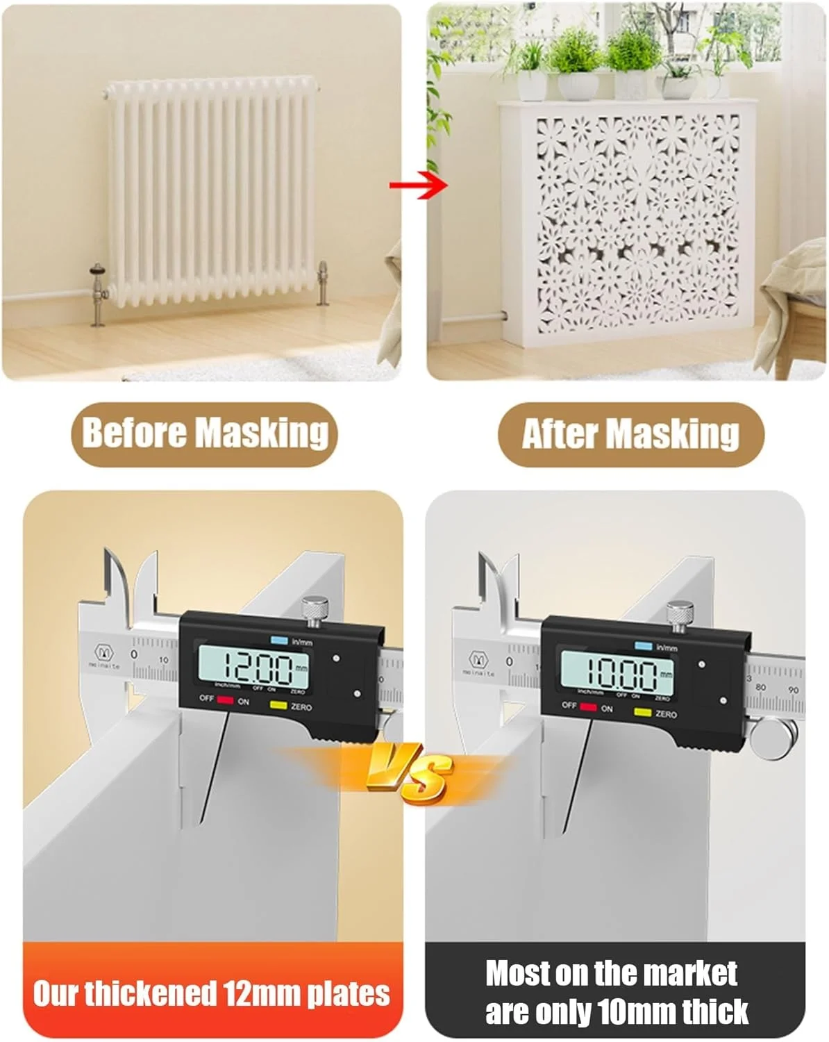 روکش شوفاژ ام دی اف، کاور شوفاژ سفید، قفسه افقی شوفاژ، کابینت گرمایشی مدرن برای اتاق نشیمن، اتاق خواب، راهرو، 70x20x80 سانتی متر روکش شوفاژ ام دی اف، کاور شوفاژ سفید، قفسه افقی شوفاژ، کابینت گرمایشی مدرن برای اتاق نشیمن، اتاق خواب، راهرو، 70x20x80 سانتی متر