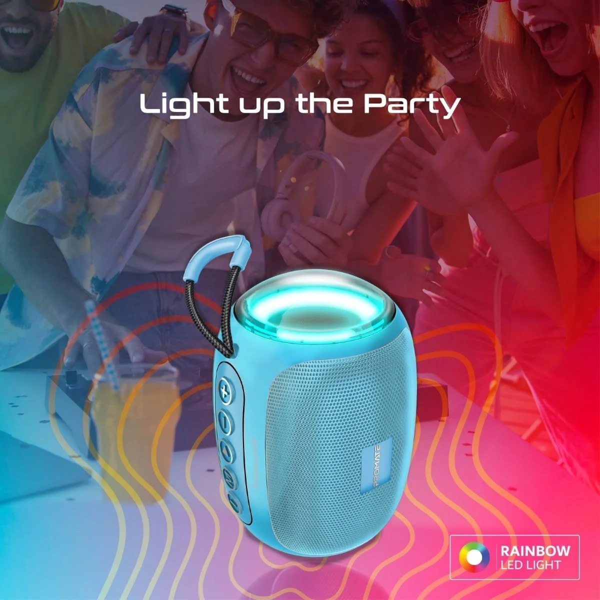 اسپیکر بلوتوثی پرومیت مدل Capsule-3، اسپیکر بیسیم قابل حمل HD با توان 5 وات و نورهای LED، بلوتوث نسخه 5.3، زمان پخش طولانی، پورت AUX 3.5 میلیمتری، پورت USB و درگاه کارت TF مناسب برای آیفون 16 و گلکسی S25 اسپیکر بلوتوثی پرومیت مدل Capsule-3، اسپیکر بیسیم قابل حمل HD با توان 5 وات و نورهای LED، بلوتوث نسخه 5.3، زمان پخش طولانی، پورت AUX 3.5 میلیمتری، پورت USB و درگاه کارت TF مناسب برای آیفون 16 و گلکسی S25