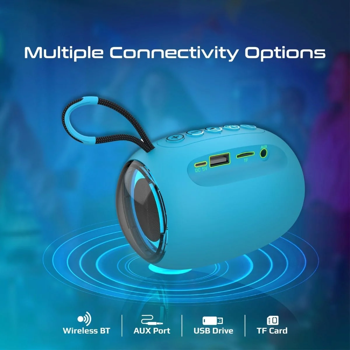 اسپیکر بلوتوثی پرومیت مدل Capsule-3، اسپیکر بیسیم قابل حمل HD با توان 5 وات و نورهای LED، بلوتوث نسخه 5.3، زمان پخش طولانی، پورت AUX 3.5 میلیمتری، پورت USB و درگاه کارت TF مناسب برای آیفون 16 و گلکسی S25 اسپیکر بلوتوثی پرومیت مدل Capsule-3، اسپیکر بیسیم قابل حمل HD با توان 5 وات و نورهای LED، بلوتوث نسخه 5.3، زمان پخش طولانی، پورت AUX 3.5 میلیمتری، پورت USB و درگاه کارت TF مناسب برای آیفون 16 و گلکسی S25